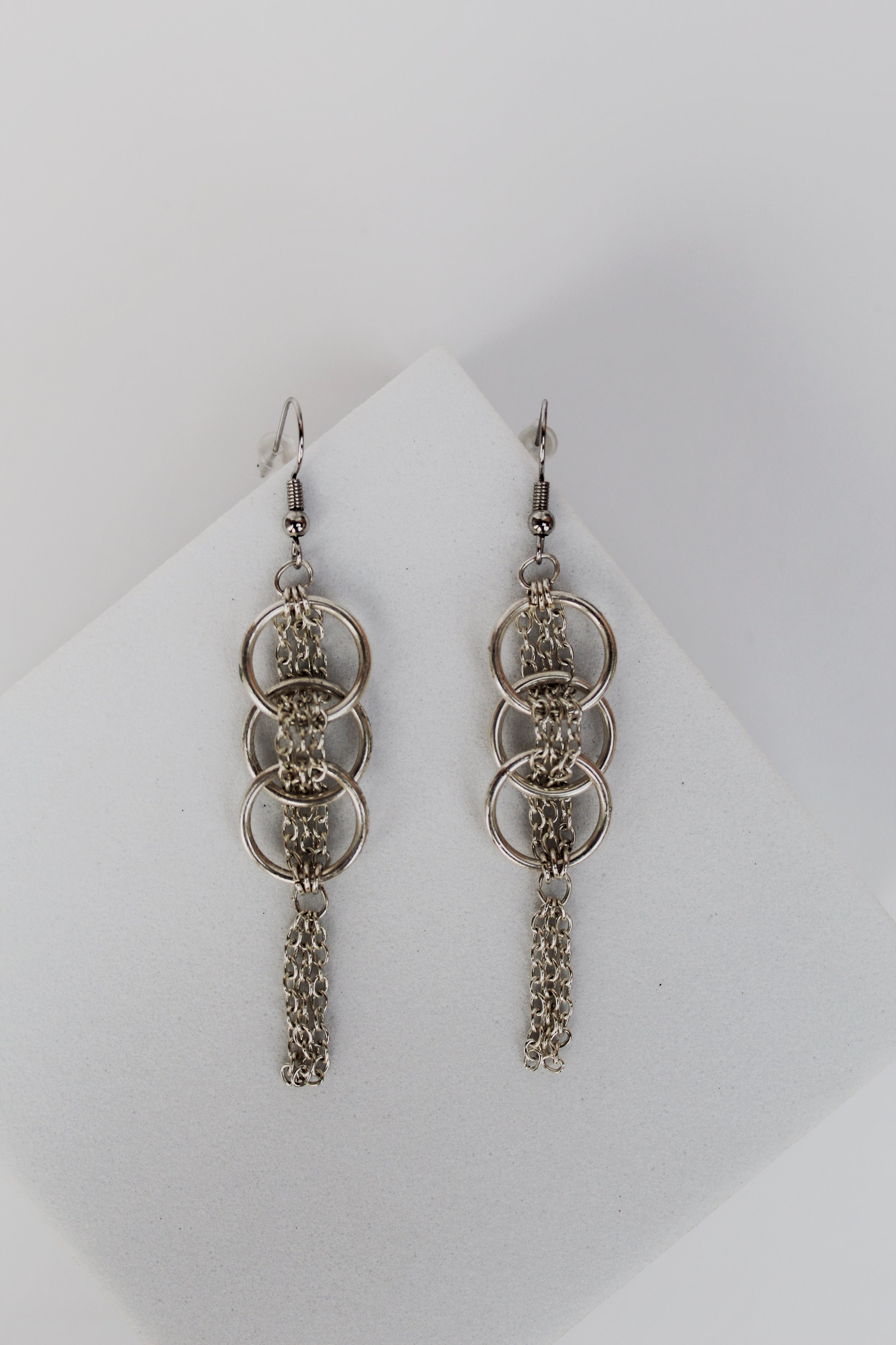 Woven Chain Earrings