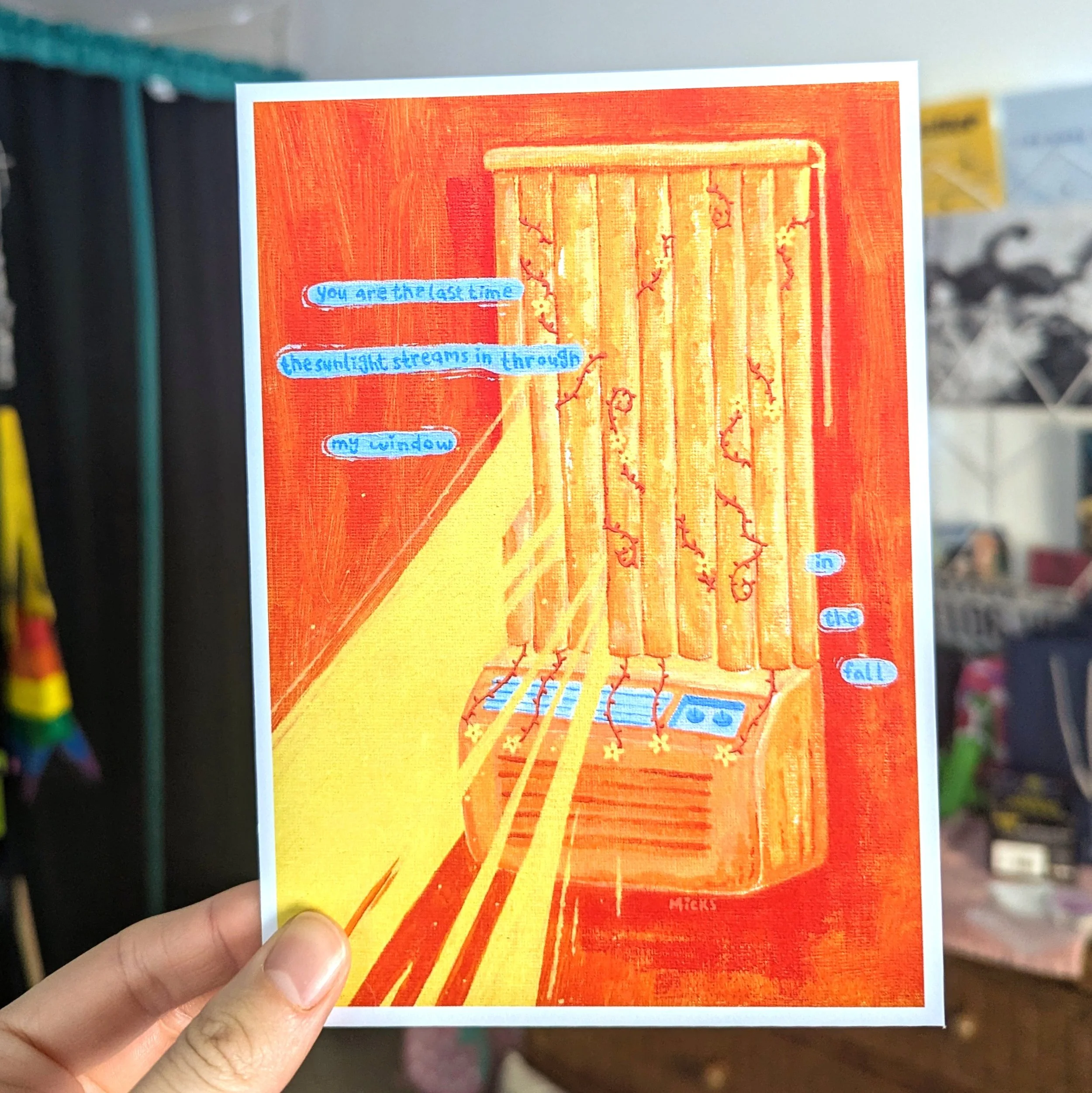 "a different type of sunlight" print