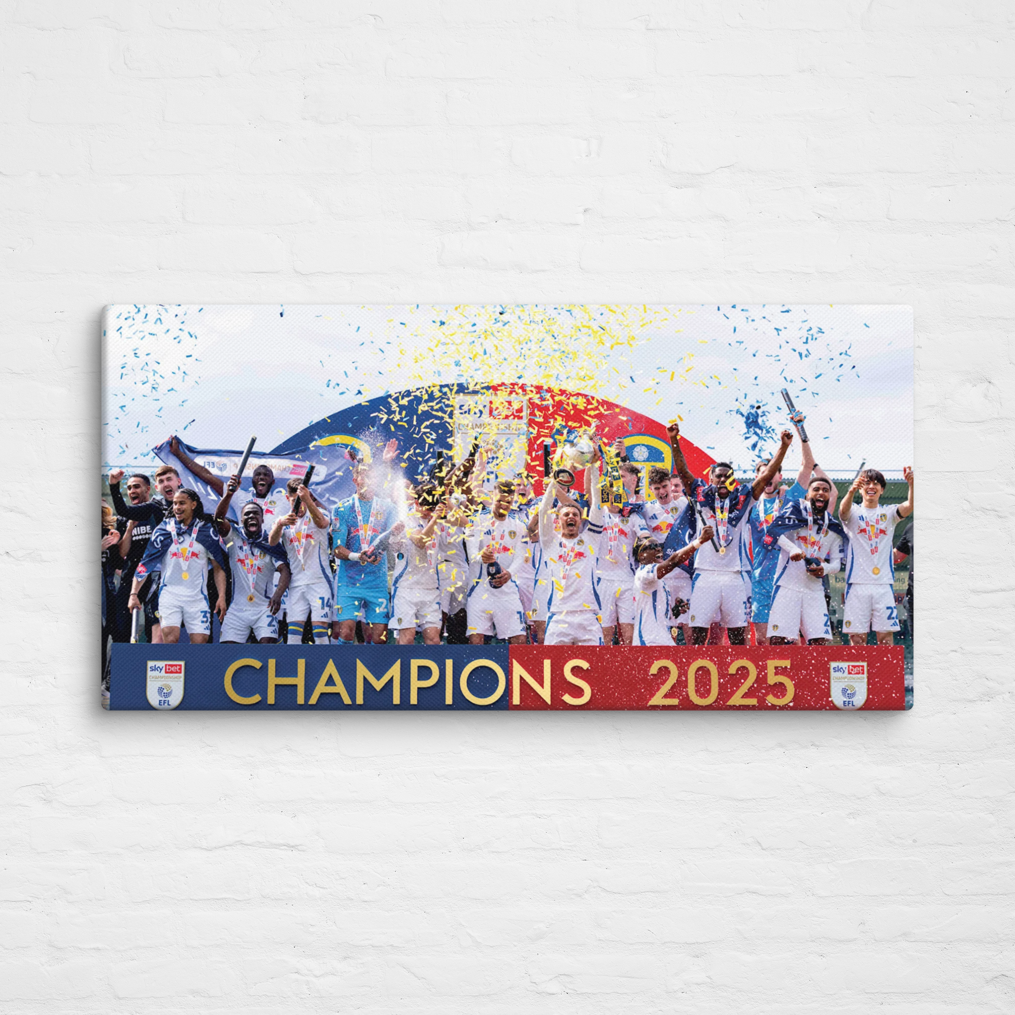 'CHAMPIONS' Canvas (10 X 20 INCHES)