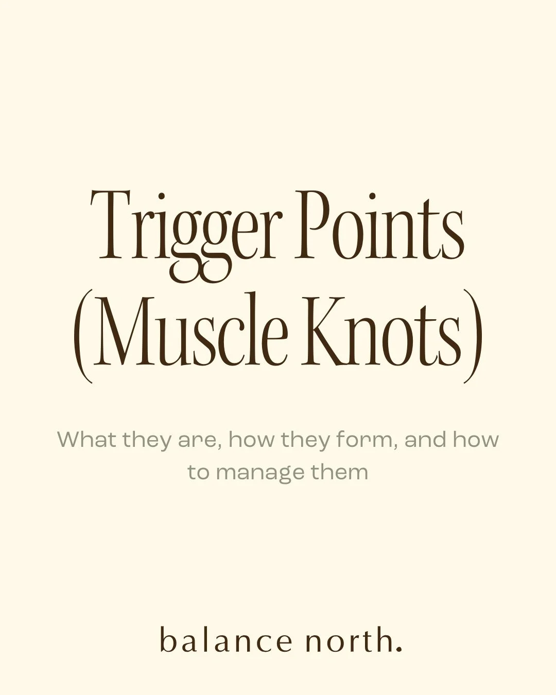 Understanding trigger points (muscle knots) is essential for addressing muscle pain and tension effectively. BN Massage Therapist Nathan Rogerson explains what trigger points are, how they develop, and how best to manage them.⁠
⁠
Book your appointmen