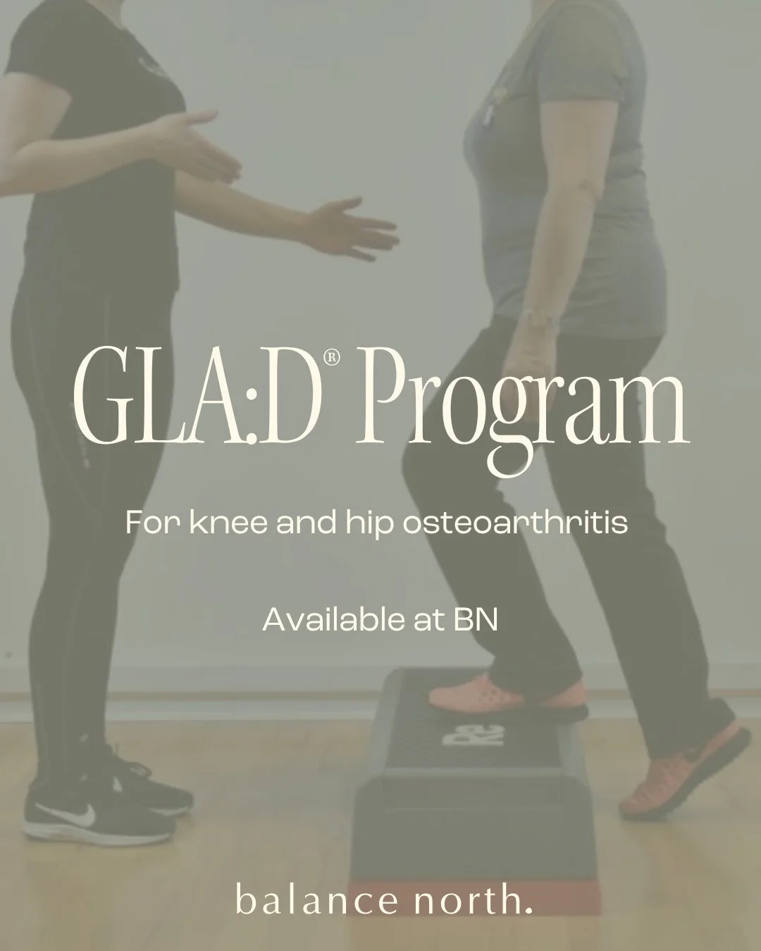 GLA:D&reg; (Good Life with Arthritis: Denmark) is a six-week program designed to help people with hip or knee osteoarthritis reduce pain, improve mobility, and enhance their quality of life. Suitable for all ages and activity levels, GLA:D&reg; combi
