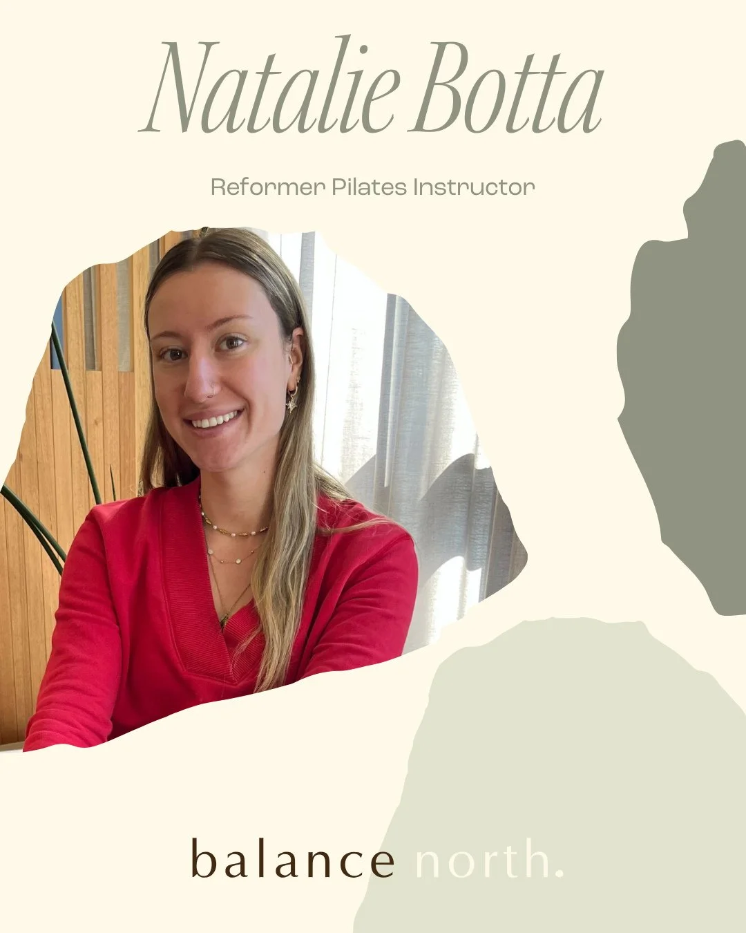 Meet Natalie! She started with us as a client, then began covering classes, and now we're excited to announce she's officially joining our reformer schedule every second Sunday 🫶🏽⁠
⁠
Natalie is a certified Matwork and Reformer Pilates instructor, t