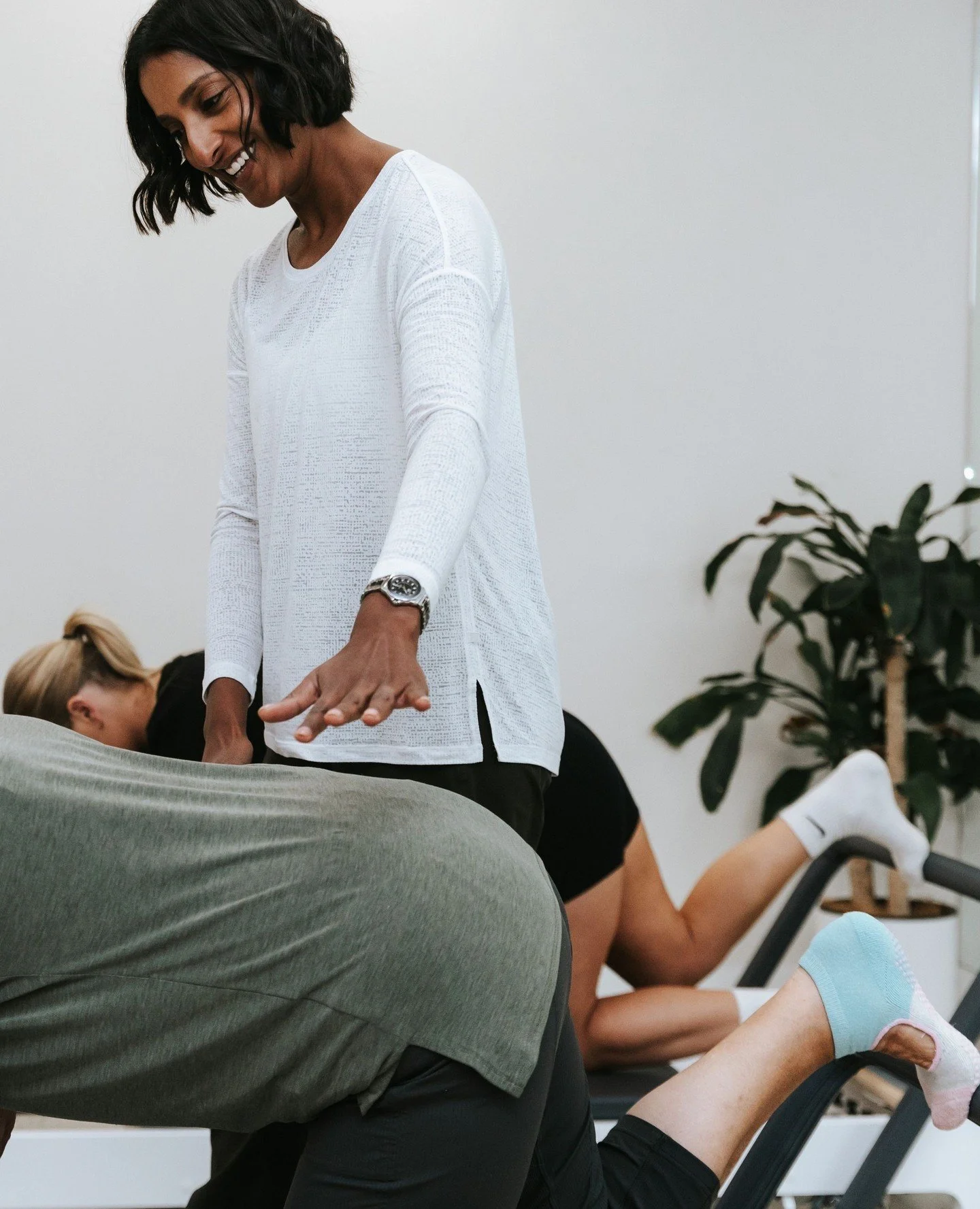 Our reformer instructors are here to help you feel strong, challenged and confident in your body, every session.⁠
⁠
Are you ready to try a reformer class but not sure where to start? Visit the link in our bio to find out more about our different pila