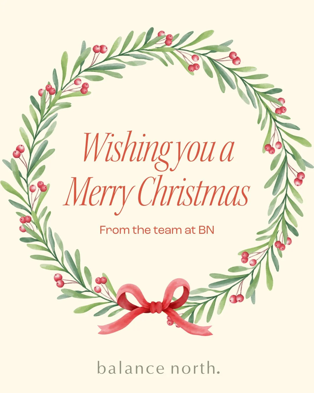 Merry Christmas to those who celebrate, and warm holiday wishes to everyone from the team at Balance North x⁠
⁠
⁠
⁠
⁠
⁠
⁠
#melbournewellbeing #melbournewellness #melbournephysiotherapy #melbournepilates #melbournehealth #melbournedietetics #melbourne