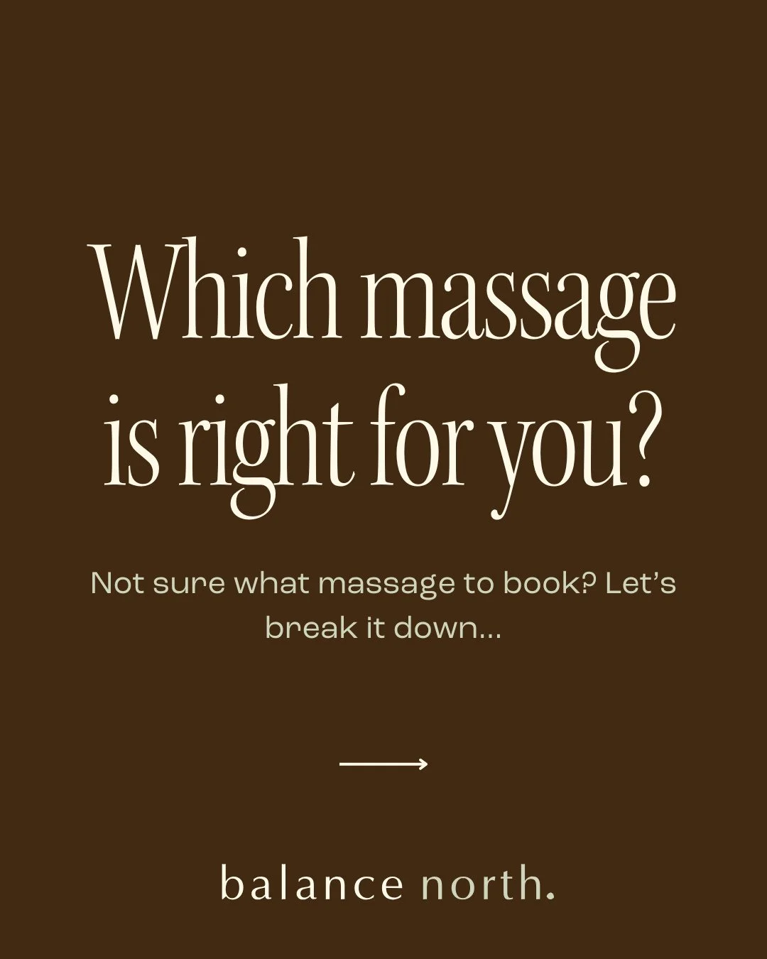 Remedial, relaxation, or deep tissue&hellip; which one should you book?⁠
⁠
Choosing the right massage can make all the difference in how you feel afterwards. Whether your goal is pain relief, improved movement, or simply switching off and unwinding, 