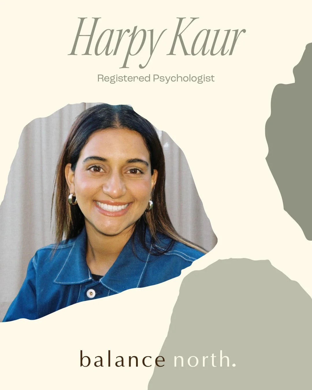 We are excited to welcome Harpy to the psychology team here at BN! ⁠
⁠
Harpy is a registered psychologist currently completing her registrar program toward clinical endorsement. She holds a Bachelor of Psychological Science (Honours) and a Master of 