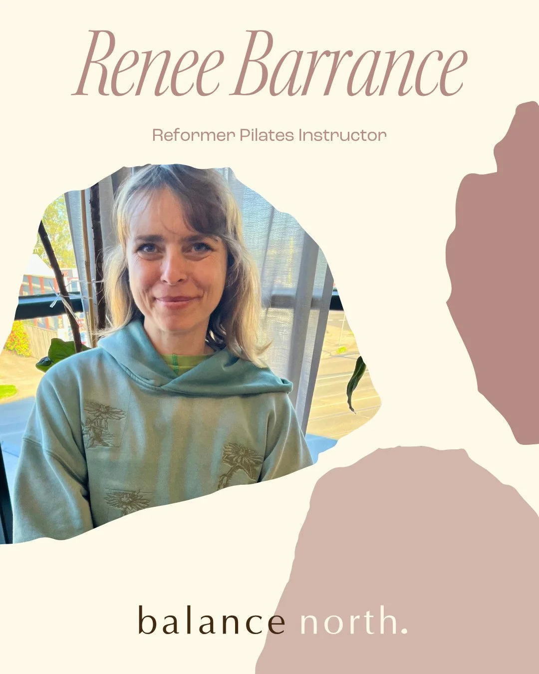 We are excited to welcome Renee to the pilates team here at BN!⁠
⁠
Renee is an APPI Unite Health-certified Pilates instructor and 200-hour registered yoga teacher, with further training in trauma-informed yoga. She is passionate about mindful movemen