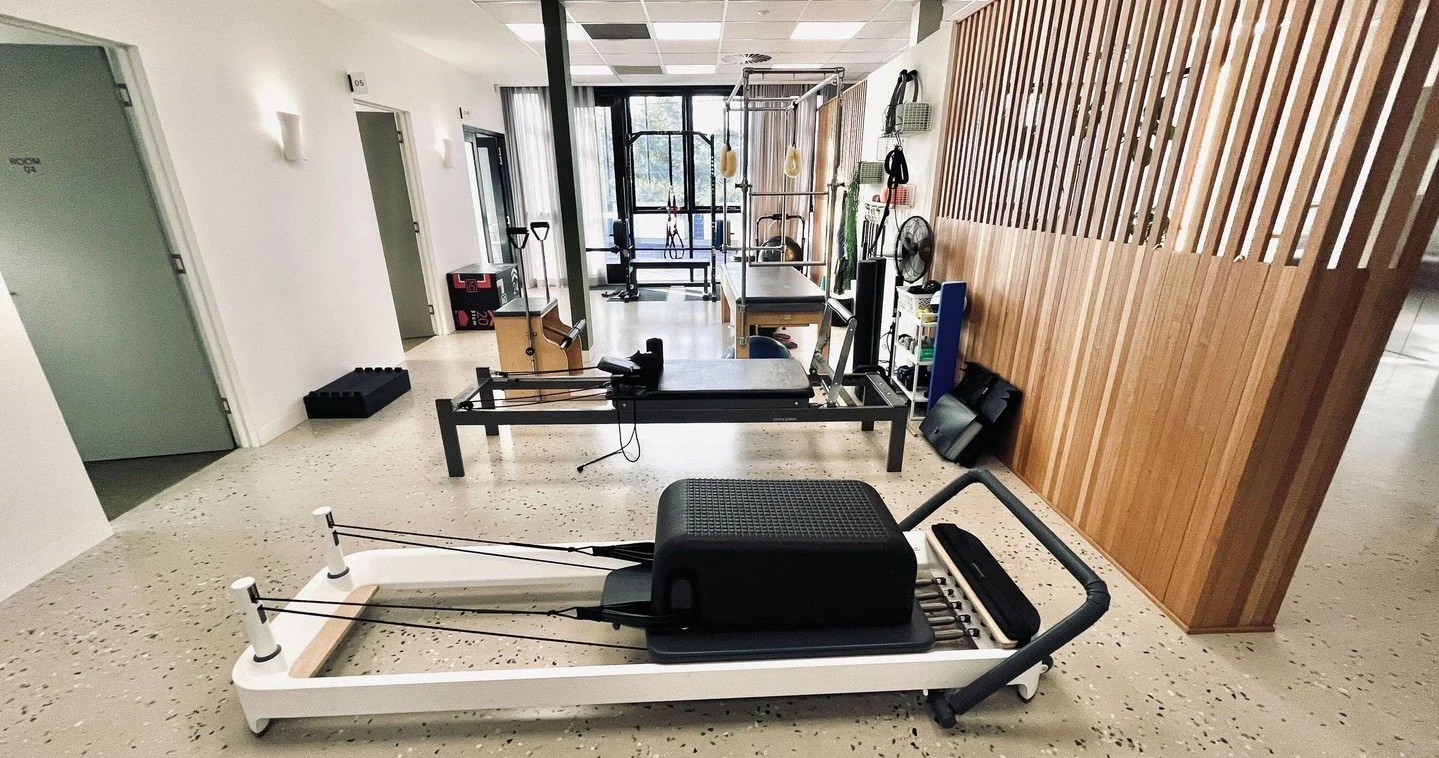 Designed to support rehabilitation, strength building and confident movement, our clinical exercise space offers a welcoming environment tailored to a wide range of goals.⁠
⁠
The space features everything from pilates apparatus and balance training t