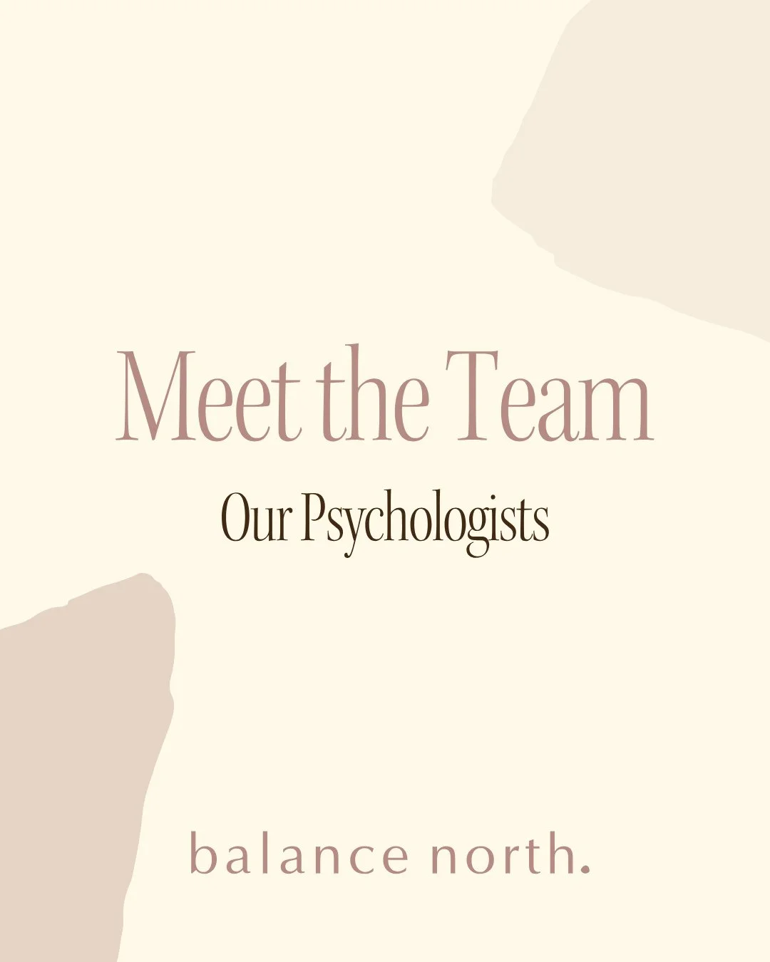 Welcome back to our Meet the Team series!⁠
⁠
This month we're shining the spotlight on our wonderful psychology team. Swipe through to meet each of them, learn about their experience and areas of focus, and discover a fun fact or two along the way.⁠
