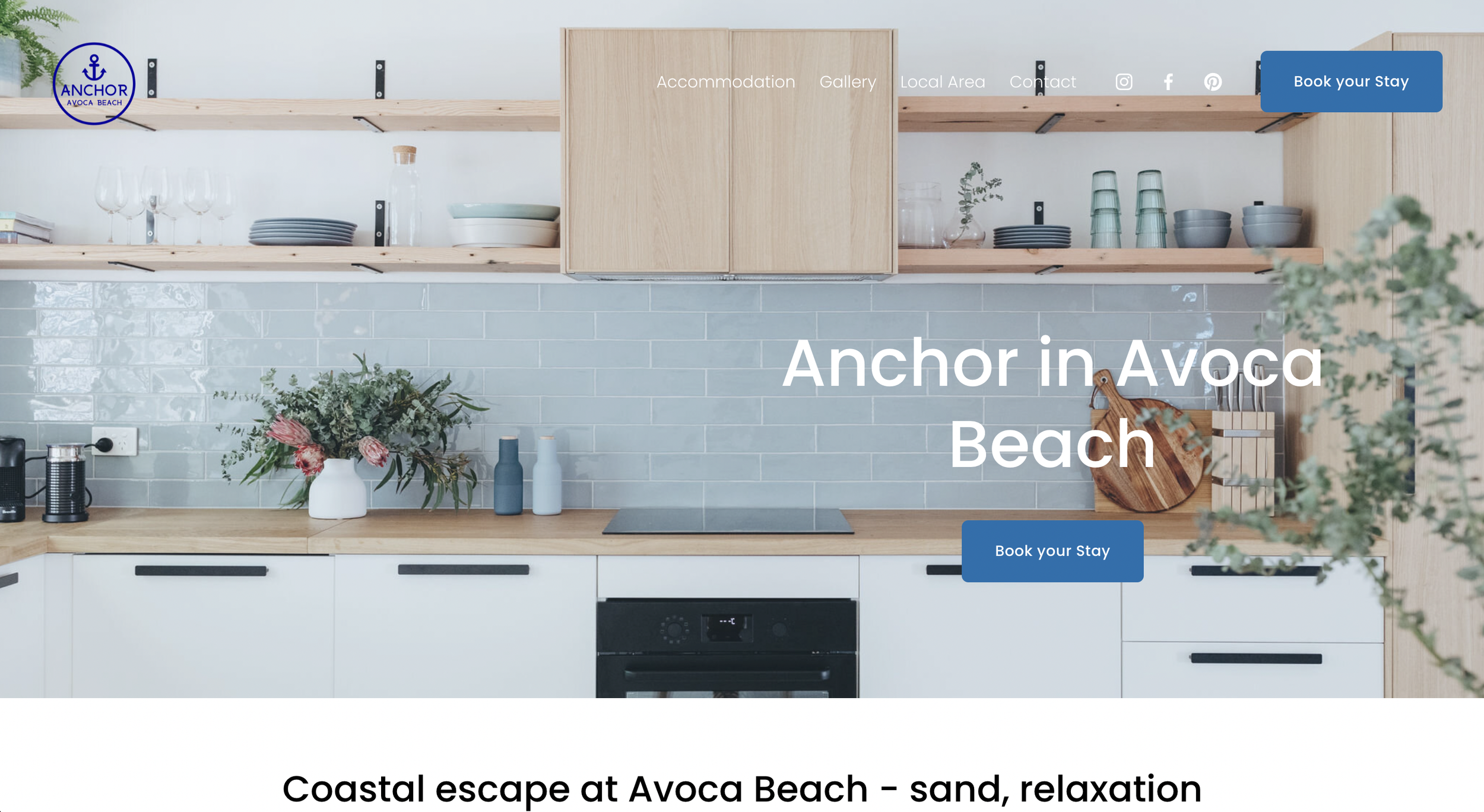 Anchor In Avoca Beach