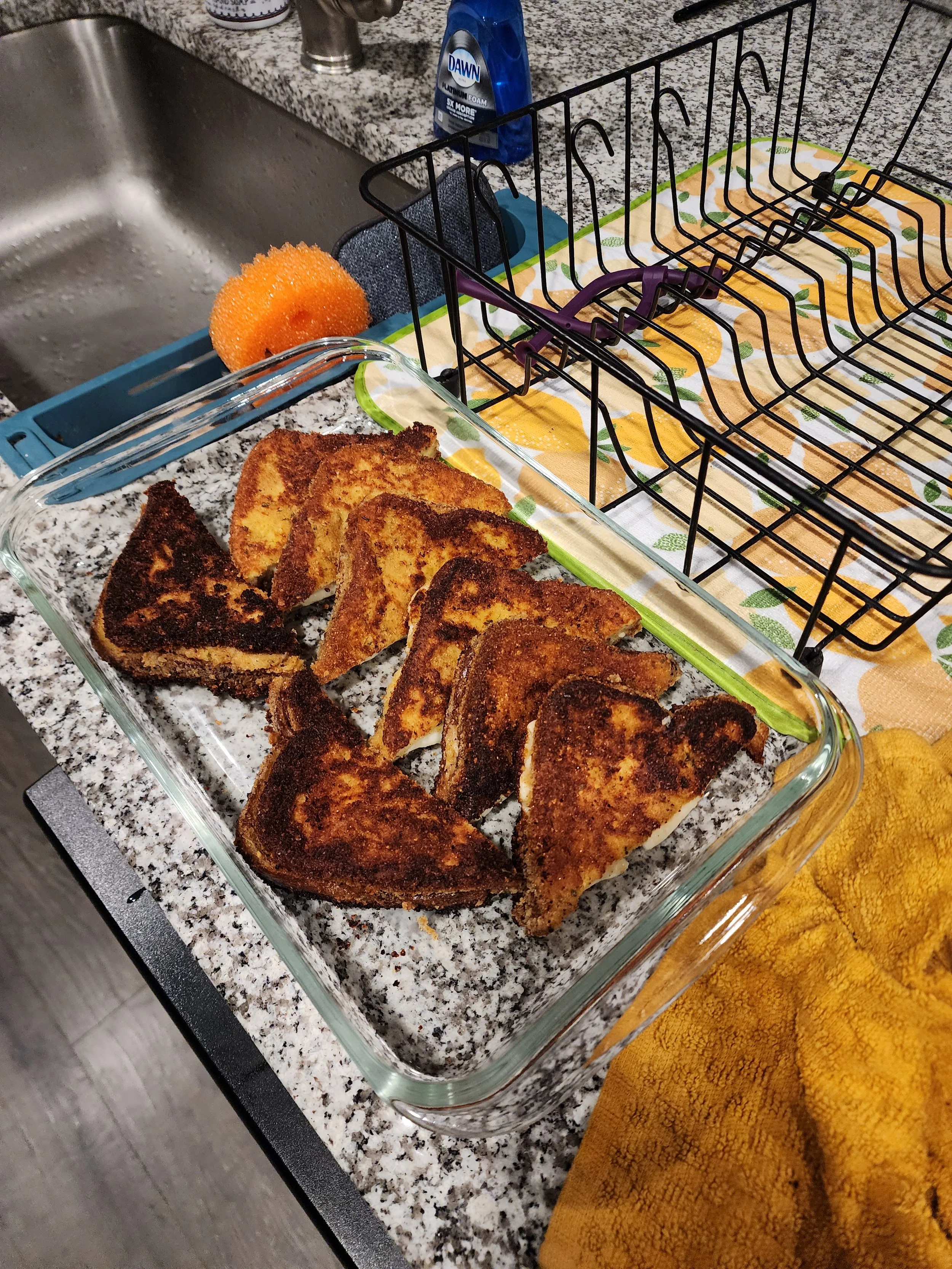 Mozzarella in Corozza before the sauce