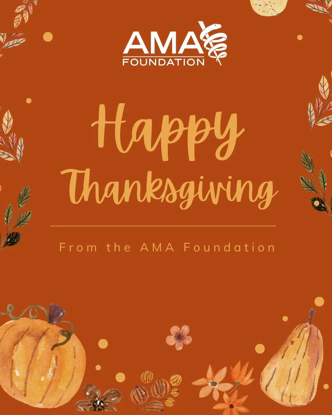We're grateful for the students, physicians, donors, and partners who make our work possible. Wishing you a warm and restful Thanksgiving.