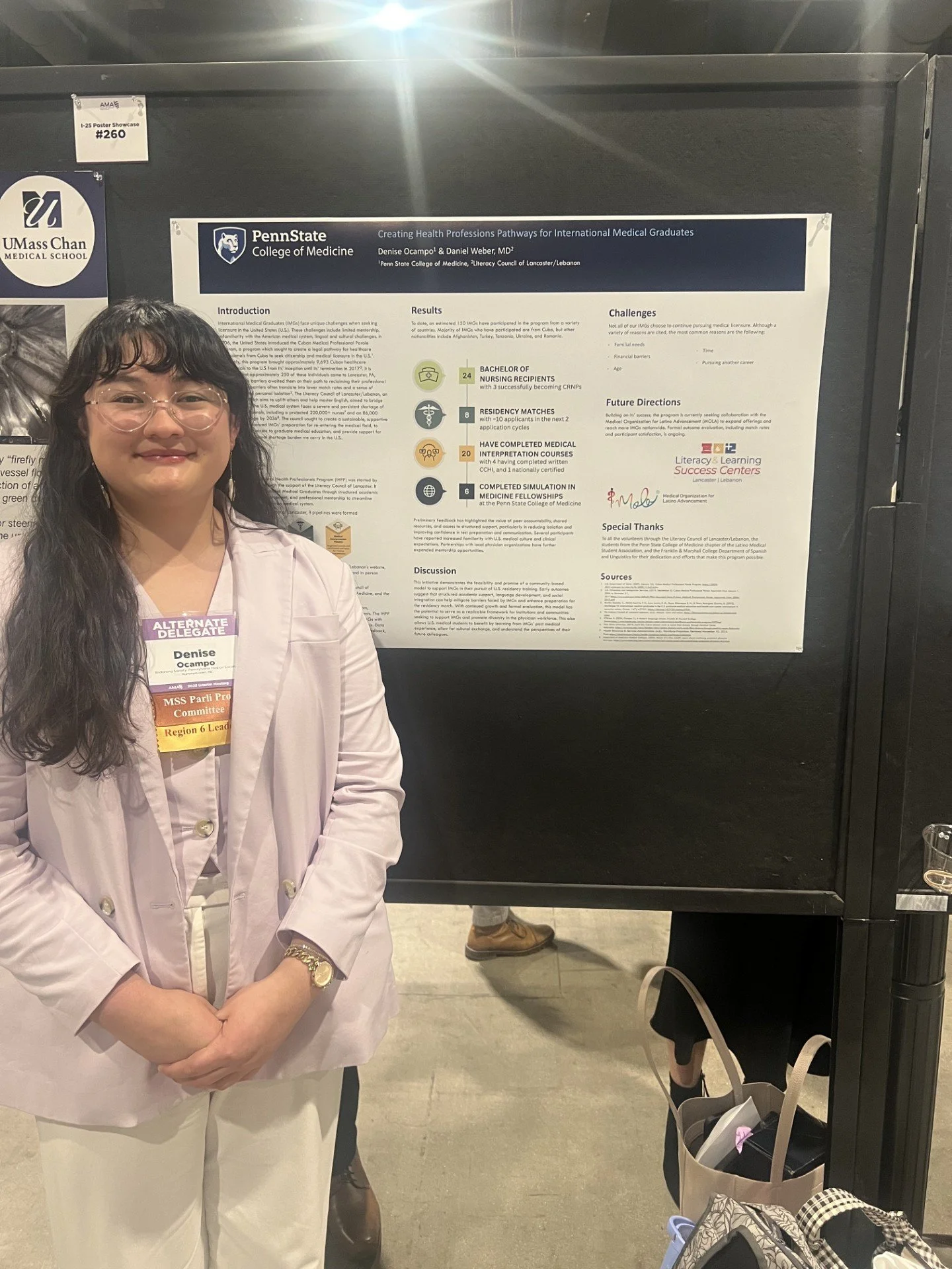 A third-year medical student at the Pennsylvania State University College of Medicine, Denise Ocampo is building leadership and advocacy skills through the AMA Foundation&rsquo;s Leadership Development Institute as she explores her future path in med