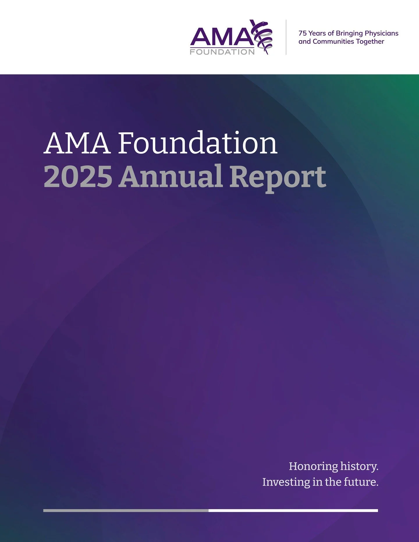 Our 2025 Annual Report is here. From scholarships to physician recognition, your support helped move medicine forward in meaningful ways this year. Take a look at the milestones and moments you made possible. 

Click the link in our bio to read the f