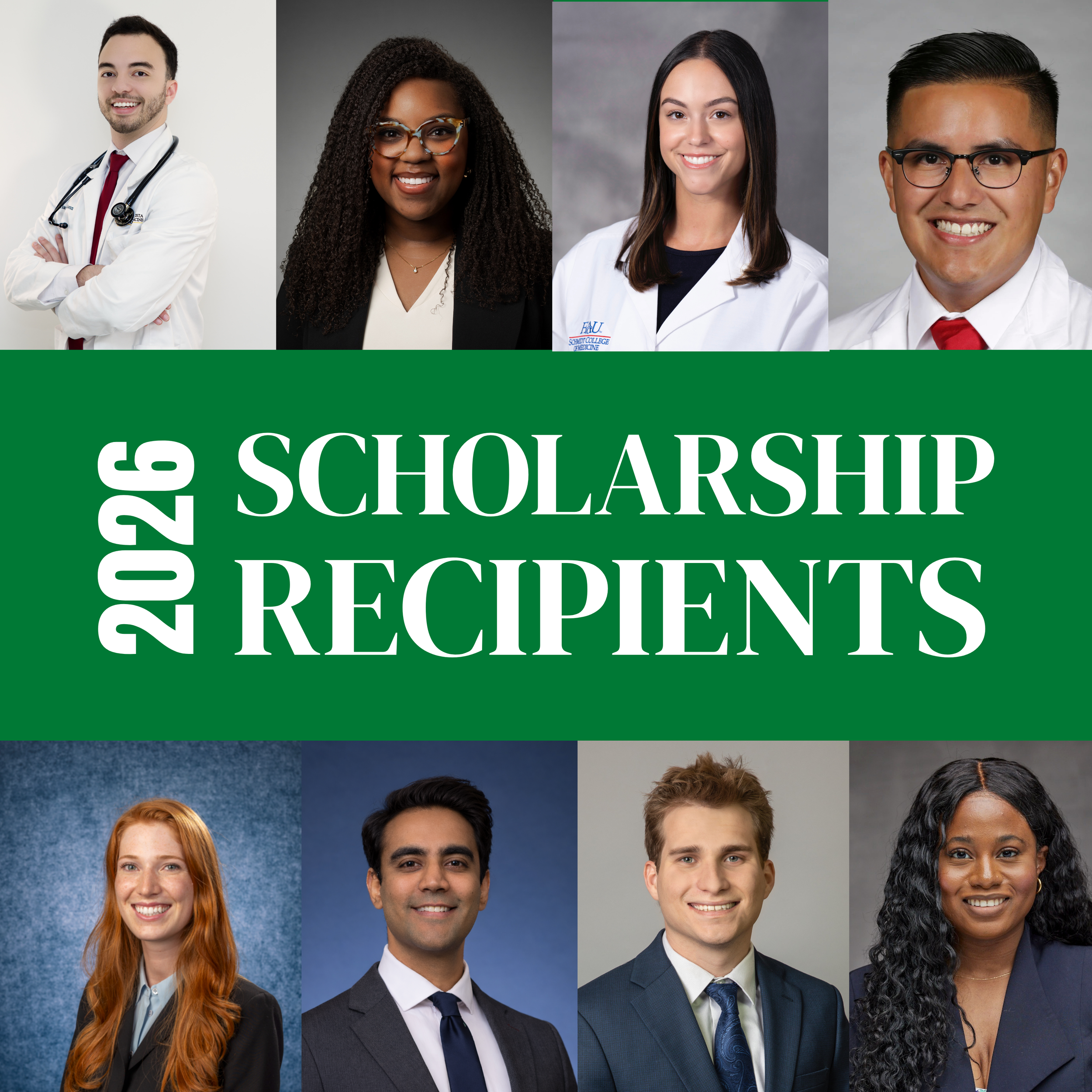 Meet our 2026 Physicians of Tomorrow Scholarship Recipients