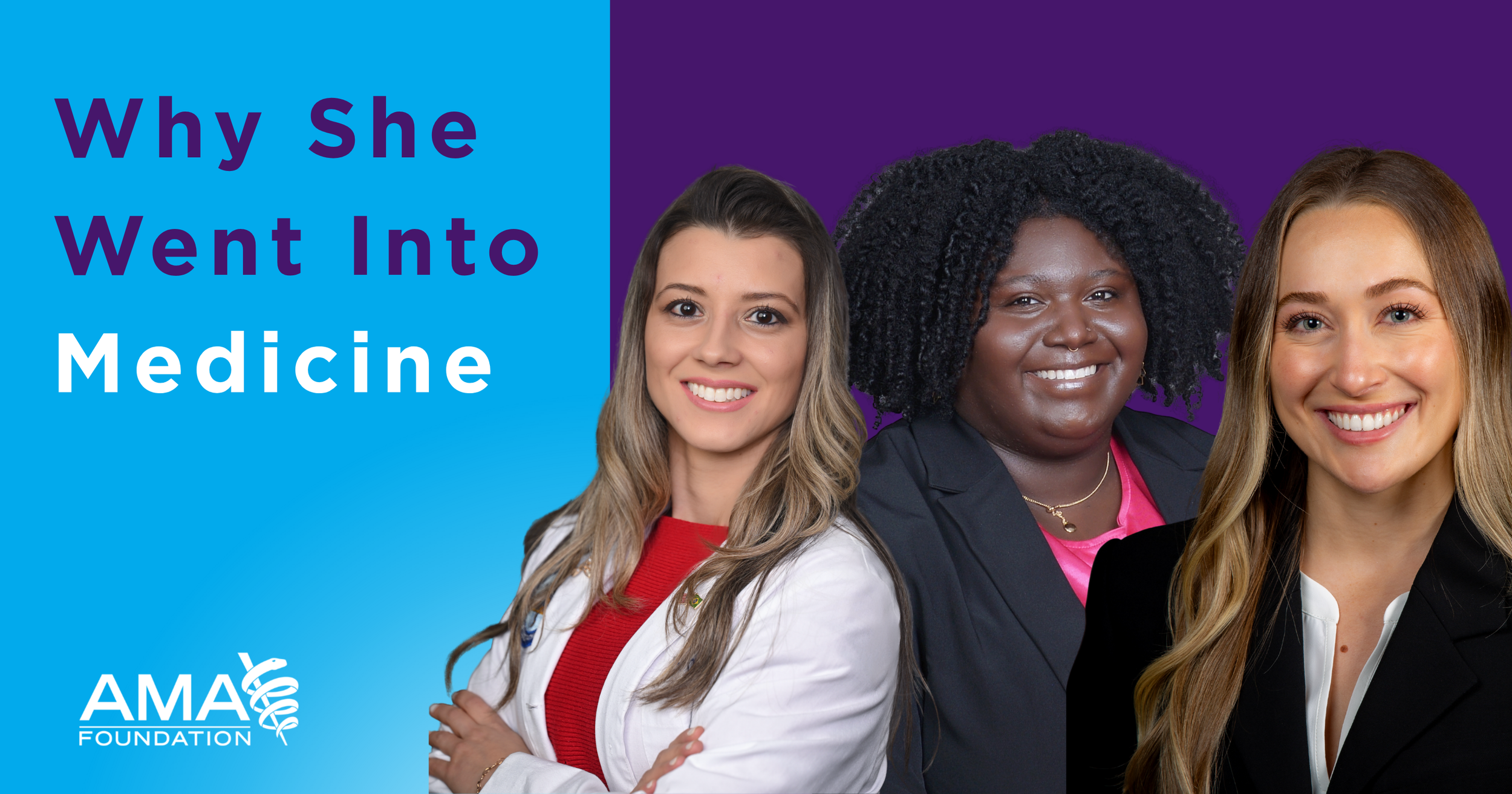 Why these three scholarship recipients chose to pursue medicine