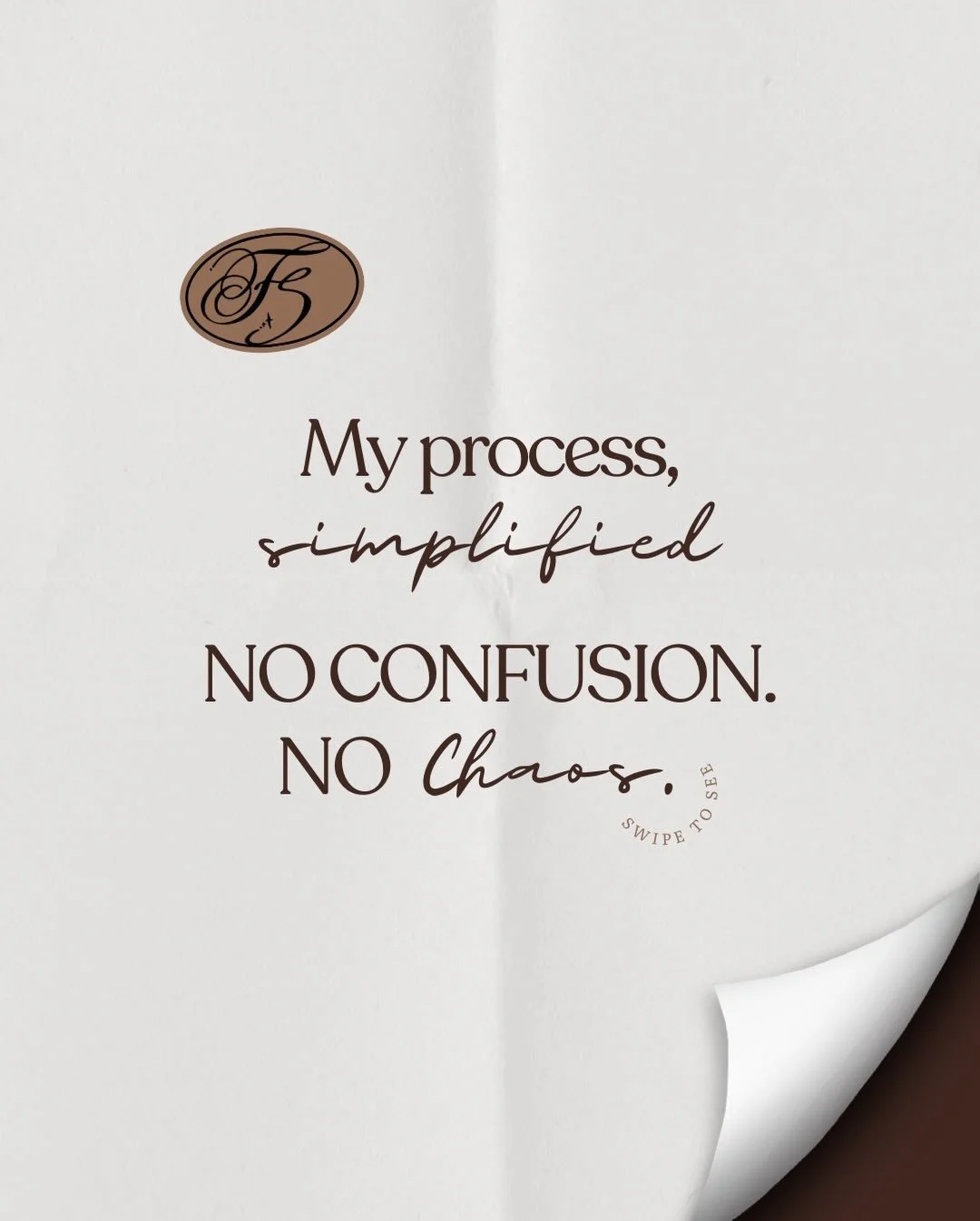 From idea to execution &mdash; here&rsquo;s how we make it happen 🤎

&rarr; Enquire
&rarr; Receive your custom proposal
&rarr; Onboard + bring your brand to life

No confusion. No overwhelm. Just a smooth, strategic process designed to make your lif