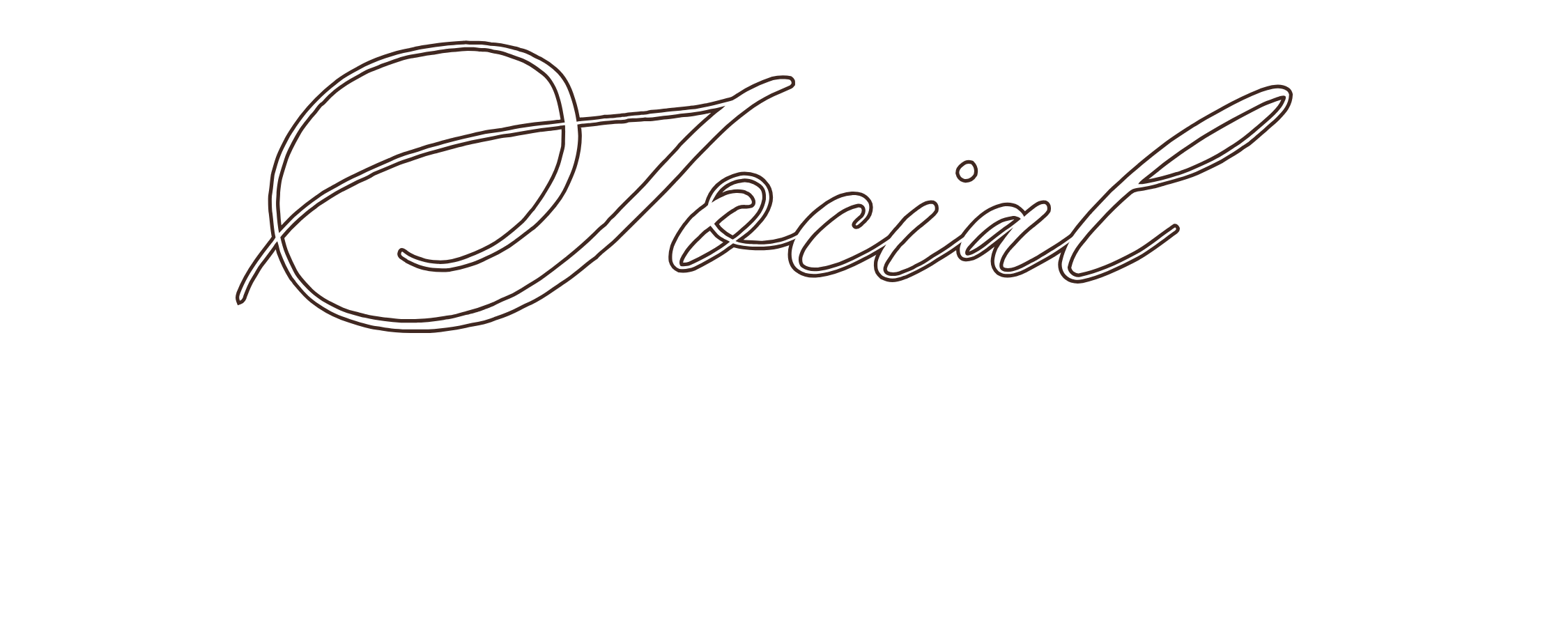 Text graphic with the words 'Social Starter' in large, elegant fonts, with 'Social' in cursive and 'STARTER' in bold serif typeface, on a black background.