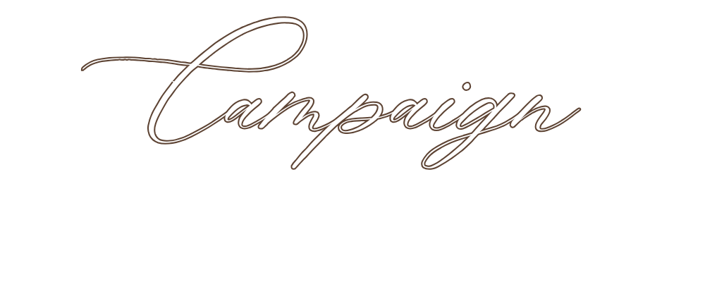 Text reading 'The Campaign Suite' with 'the' in cursive and 'Campaign' and 'Suite' in bold, against a black background.