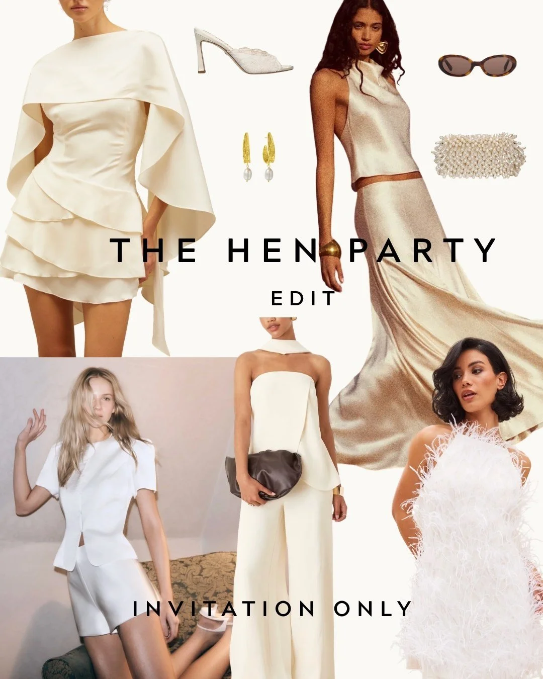 The Hen Party Edit is now live.

No matching T-shirts.
No bridal clichés.
Just beautifully curated fashion for every celebration before I do.

Click to read now on Substack.