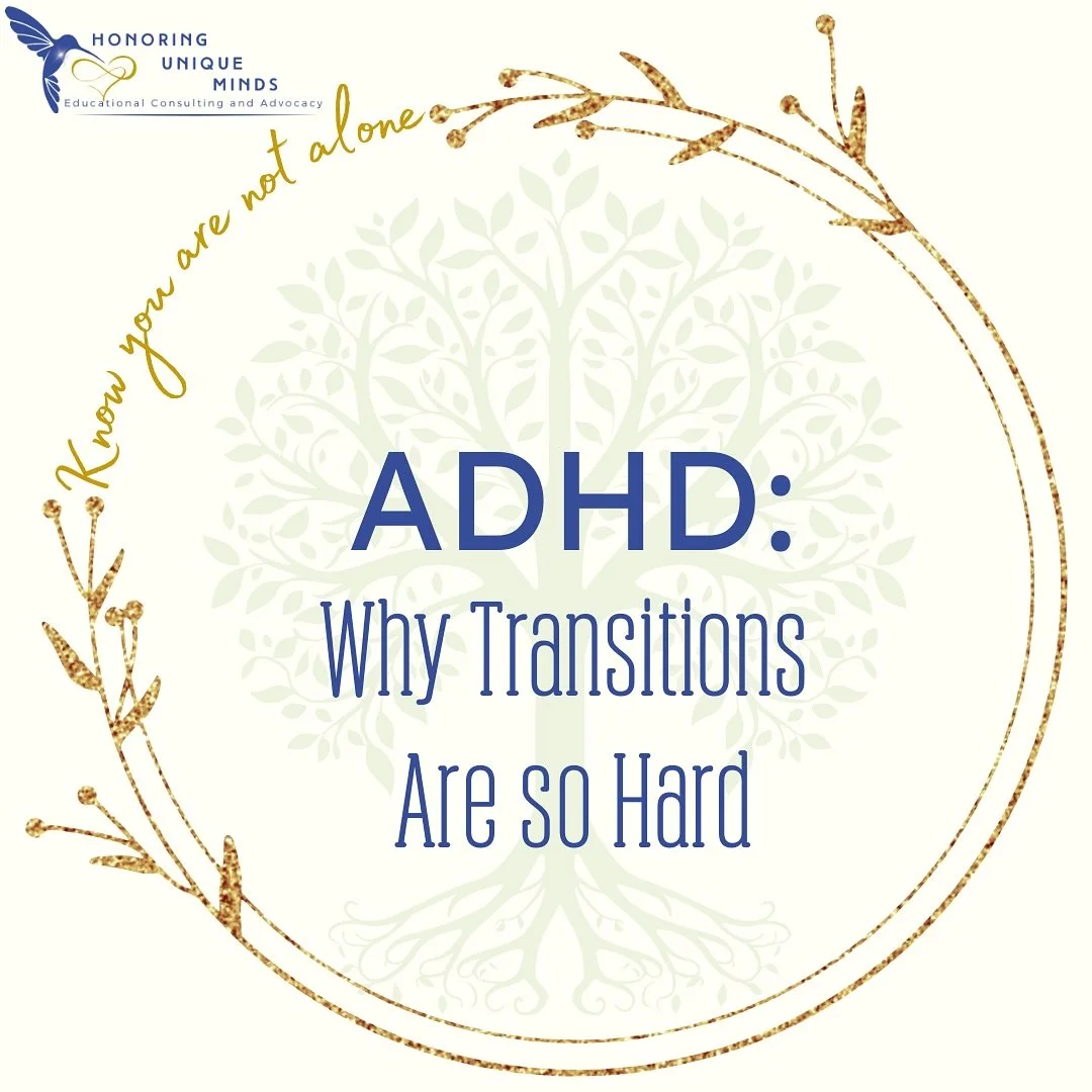 I could spend a year on helping children transition.  As an elementary teacher, I needed to make sure all 25 of us transitioned between topics, rooms, lunch, recess, specials, from home, to home, etc. I felt like the day was a constant transition.  A