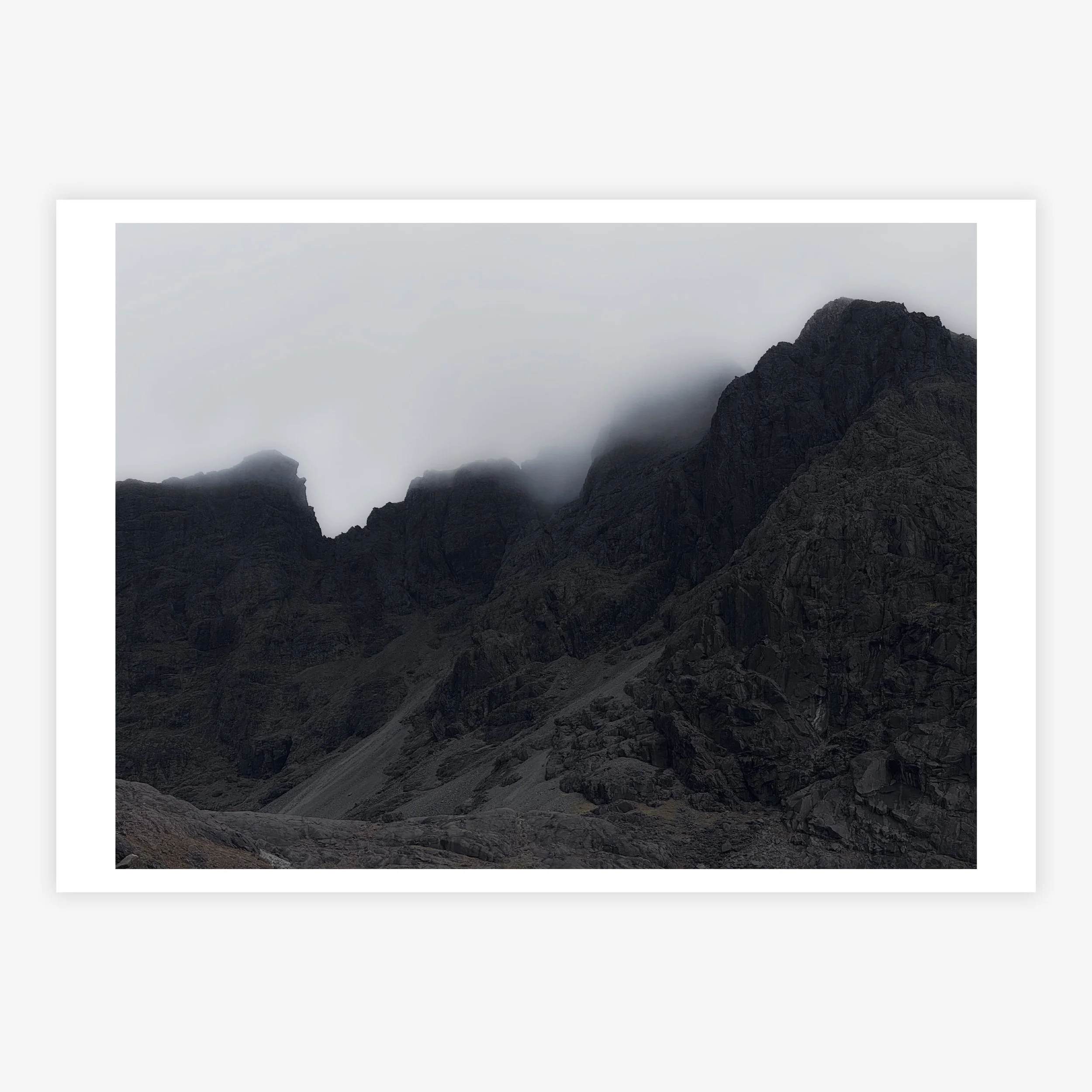 Veiled Peaks - Scotland 2024, Open Edition Print