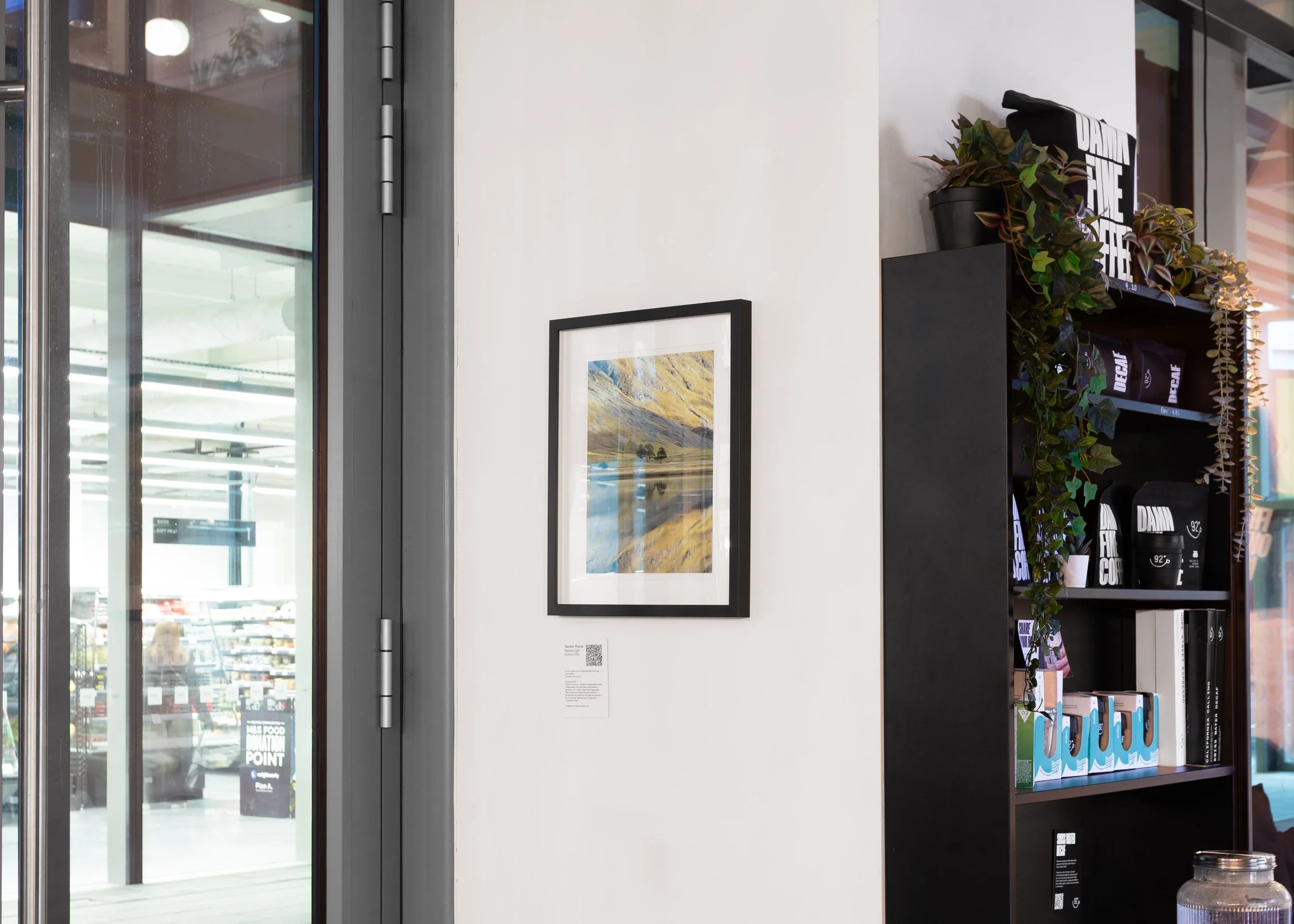 Framed fine art photograph by Yaroslav Prytula exhibited at 92 Degrees Coffee in Spinningfields Manchester