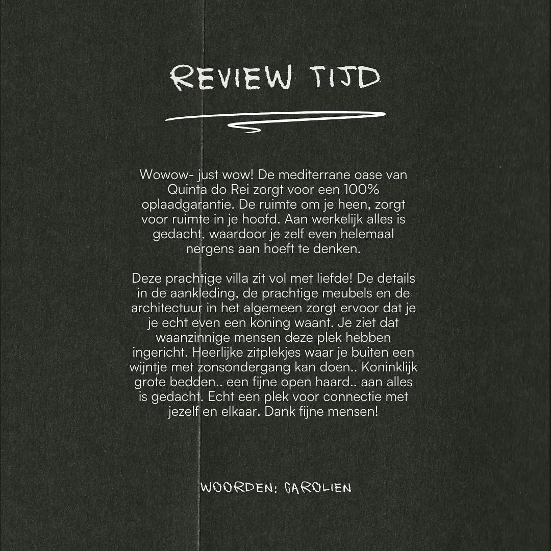Dear Carolien took some time to write a review. ❤️‍🔥