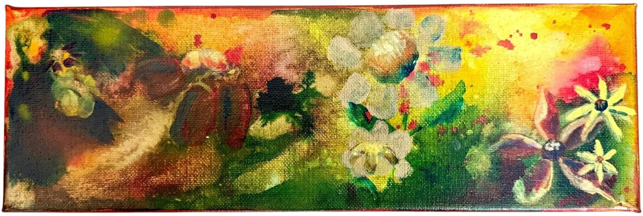 "Amber Lights": Acrylic on Canvas