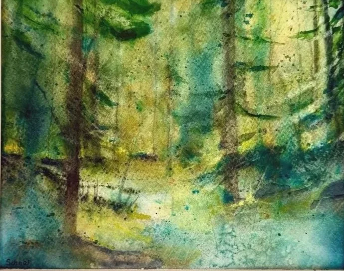 "Calling to Me": Watercolour on 140 lb CP paper