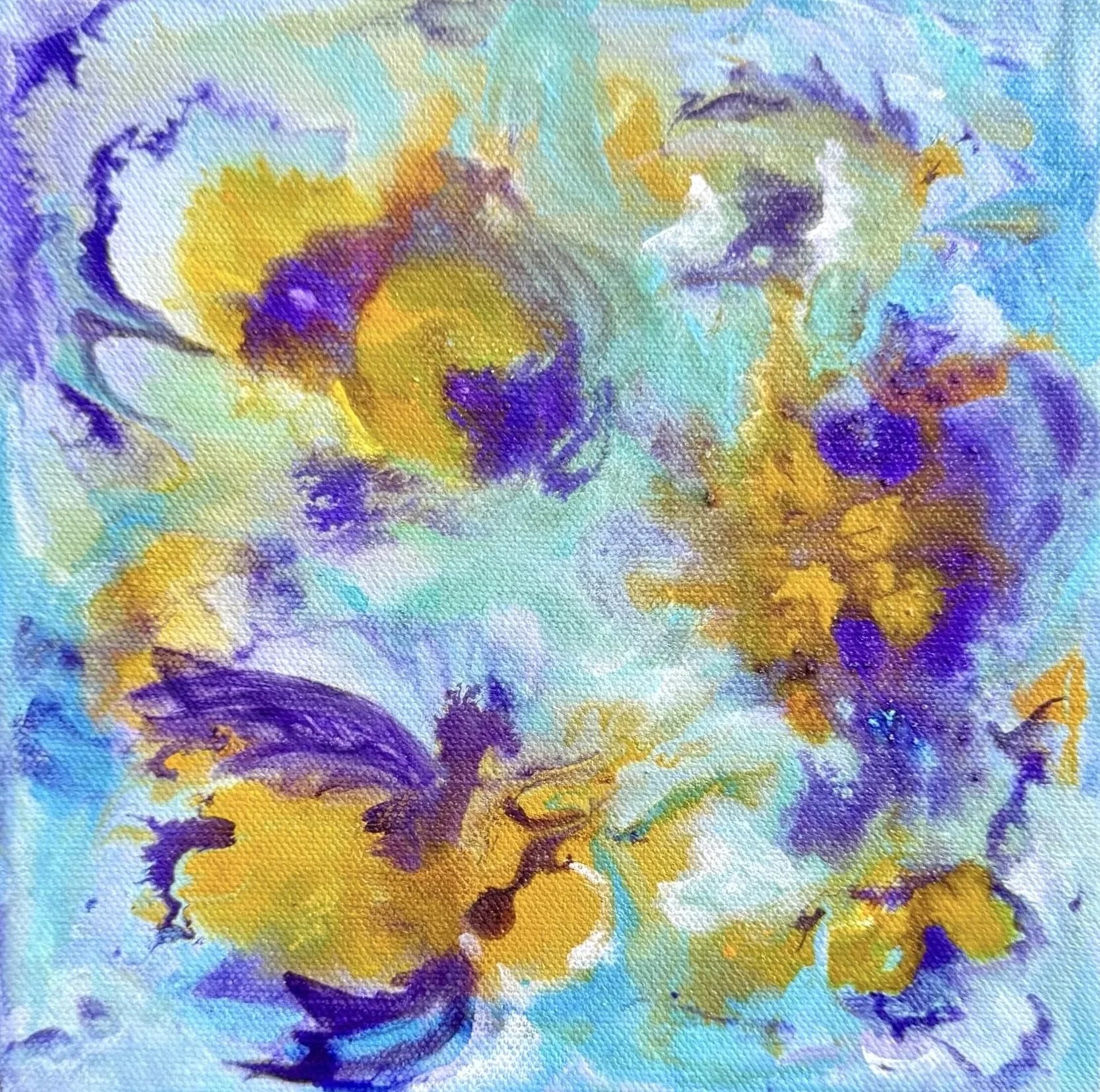 "Becoming": Acrylic on Canvas