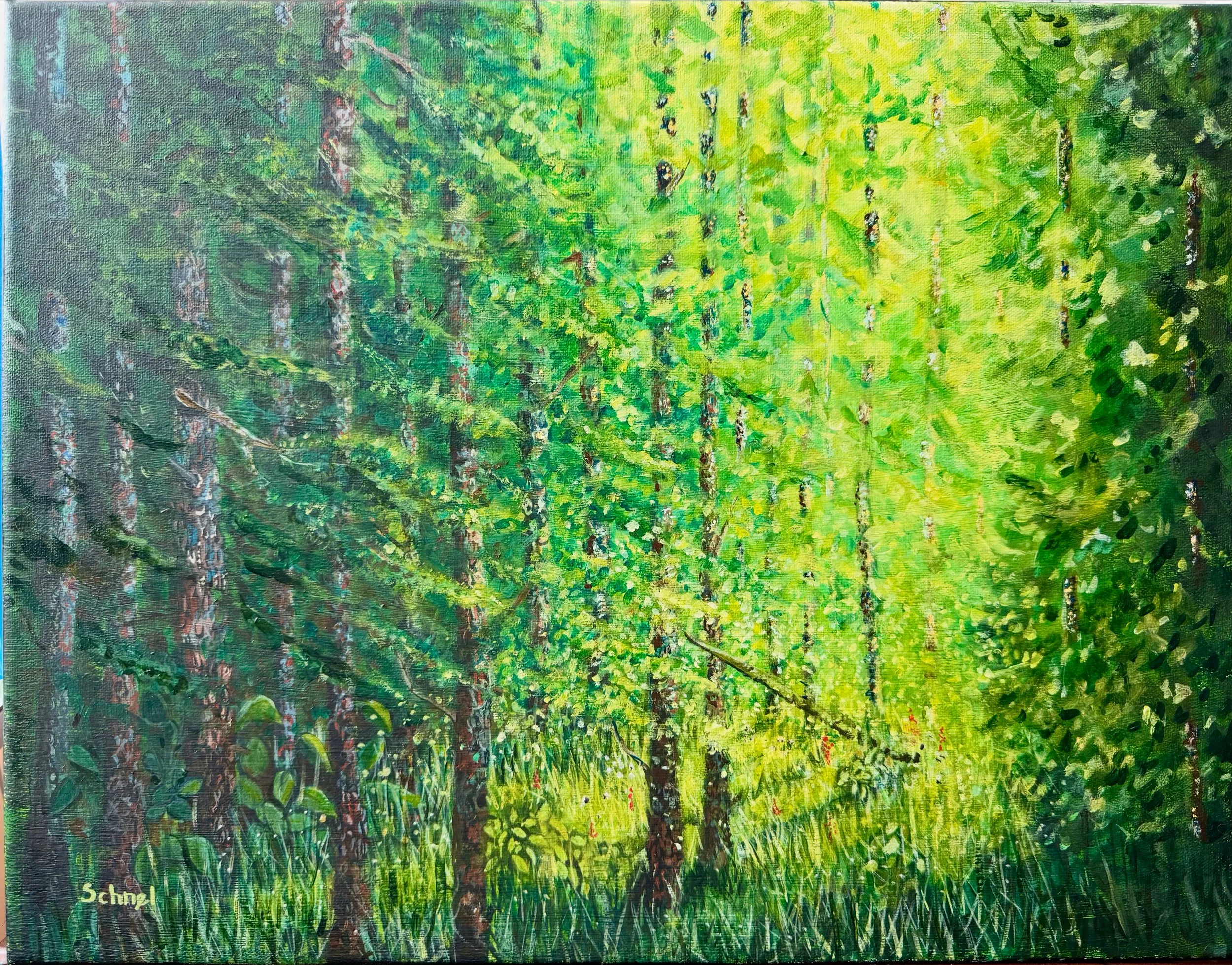 "Forest Bathing"- Acrylic on Canvas- SOLD