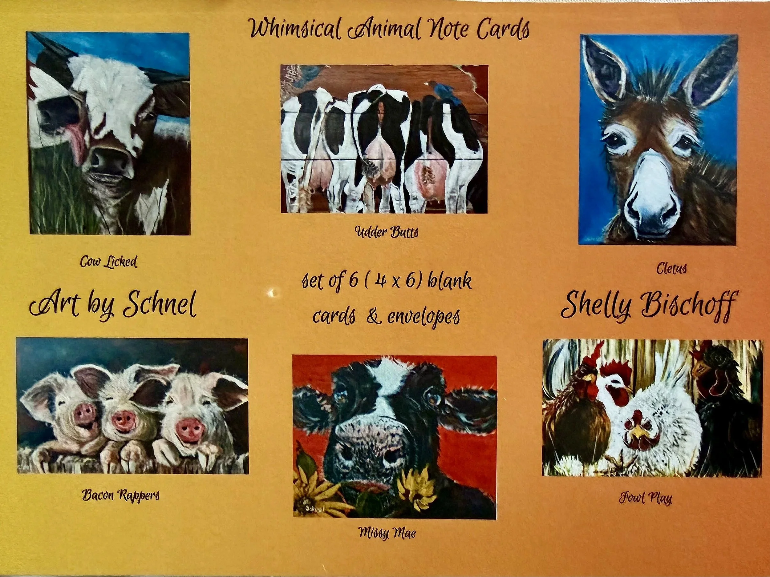 Whimsical Animal Notecard Set