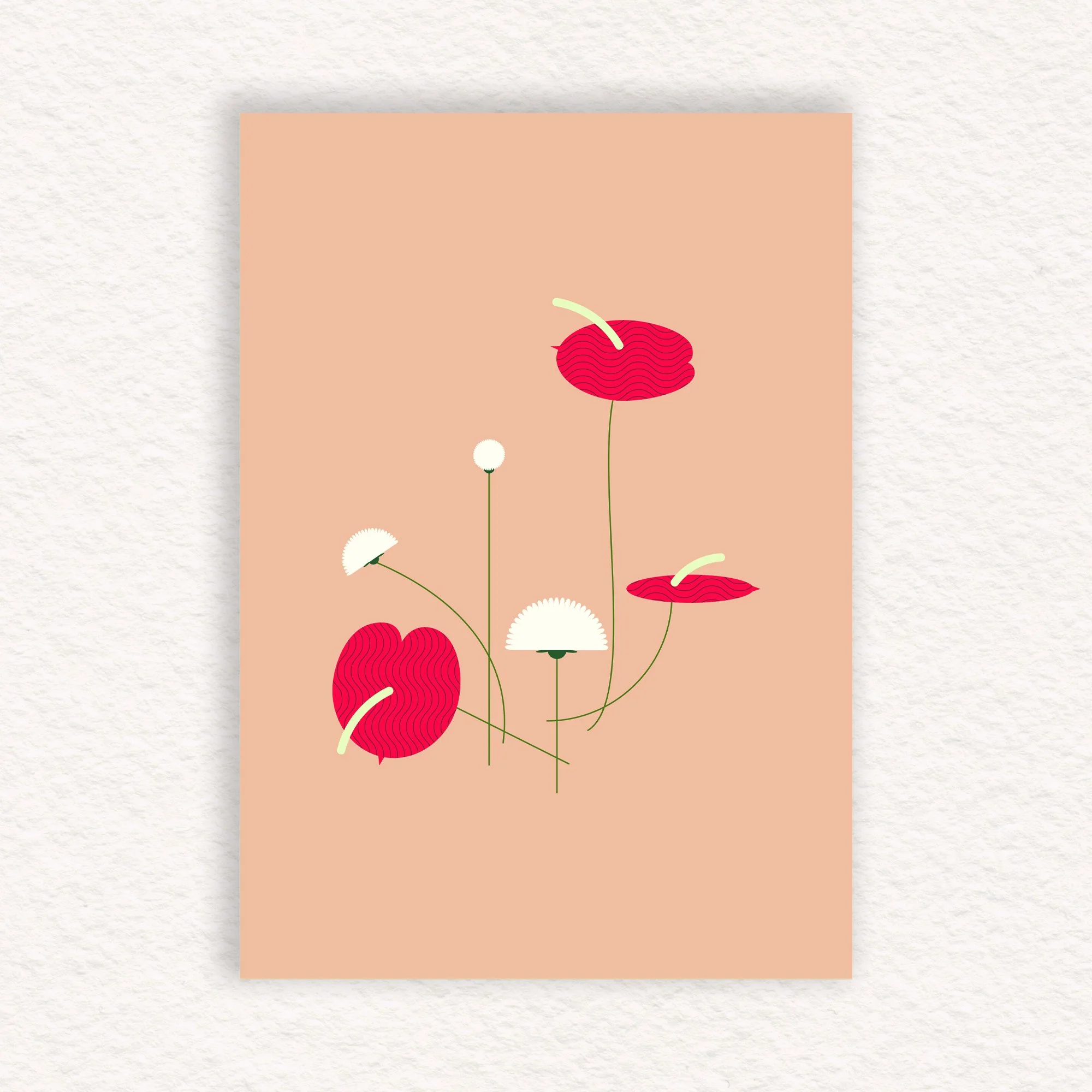 A3 Limited edition print on foam board - Bloom