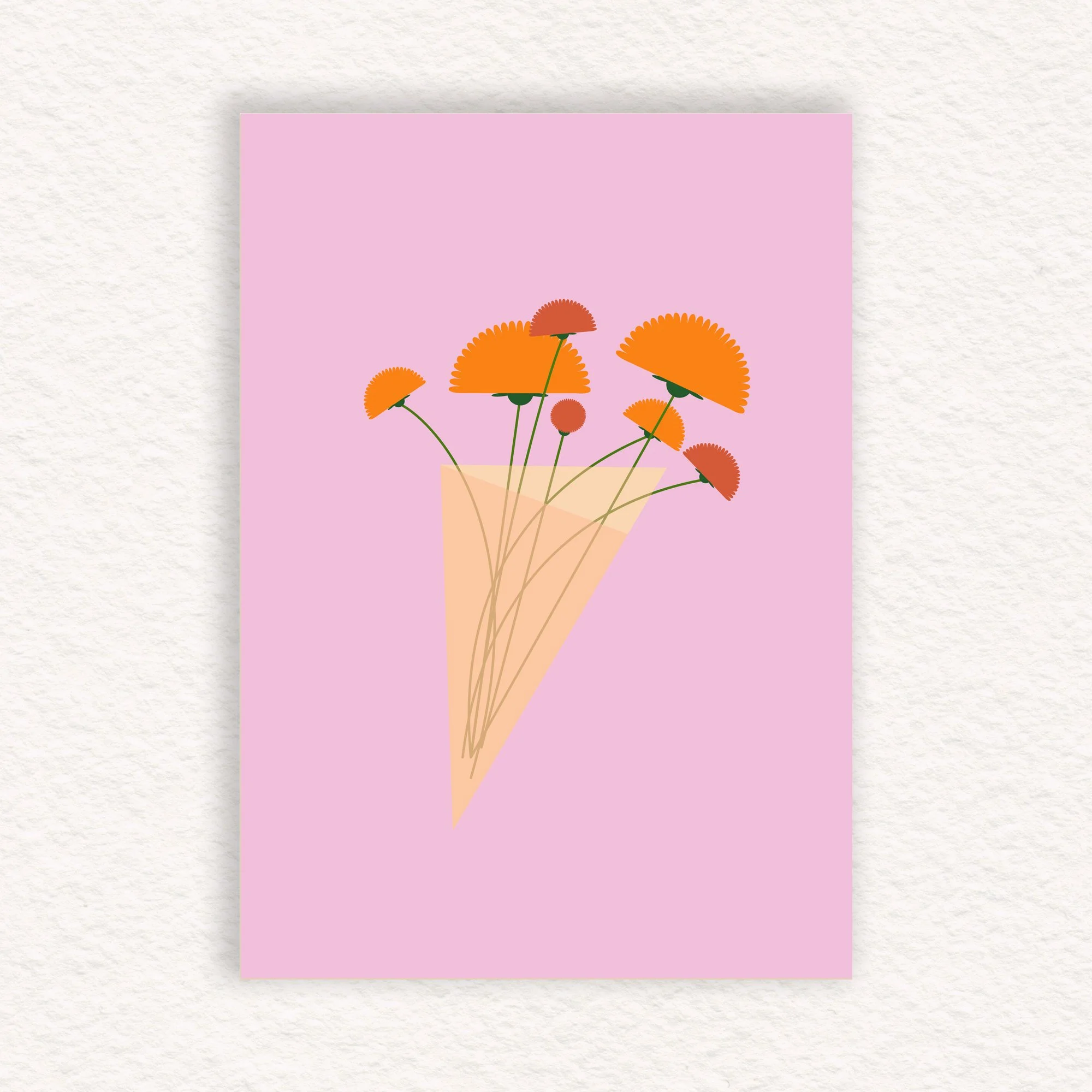 A3 Limited edition print on foam board - For her