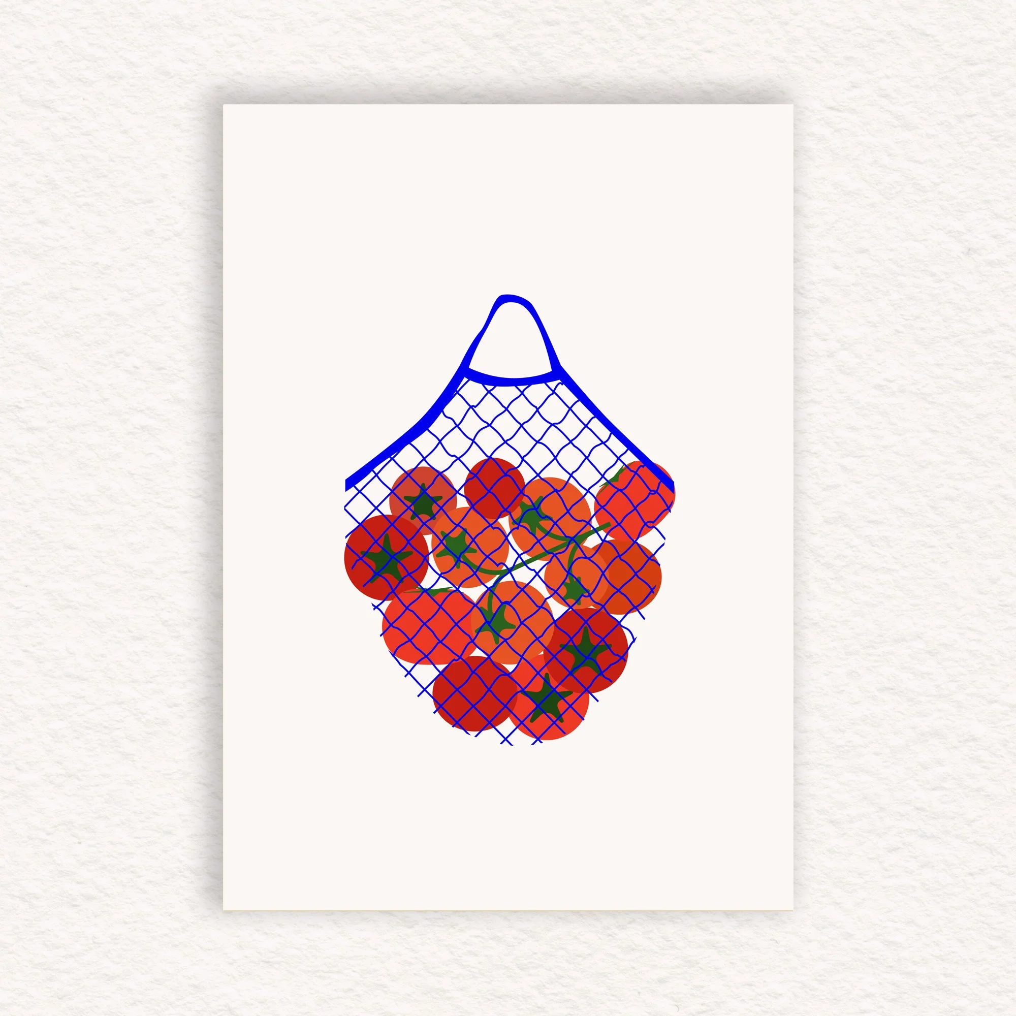 A3 Limited edition print on foam board - Fresh tomatoes