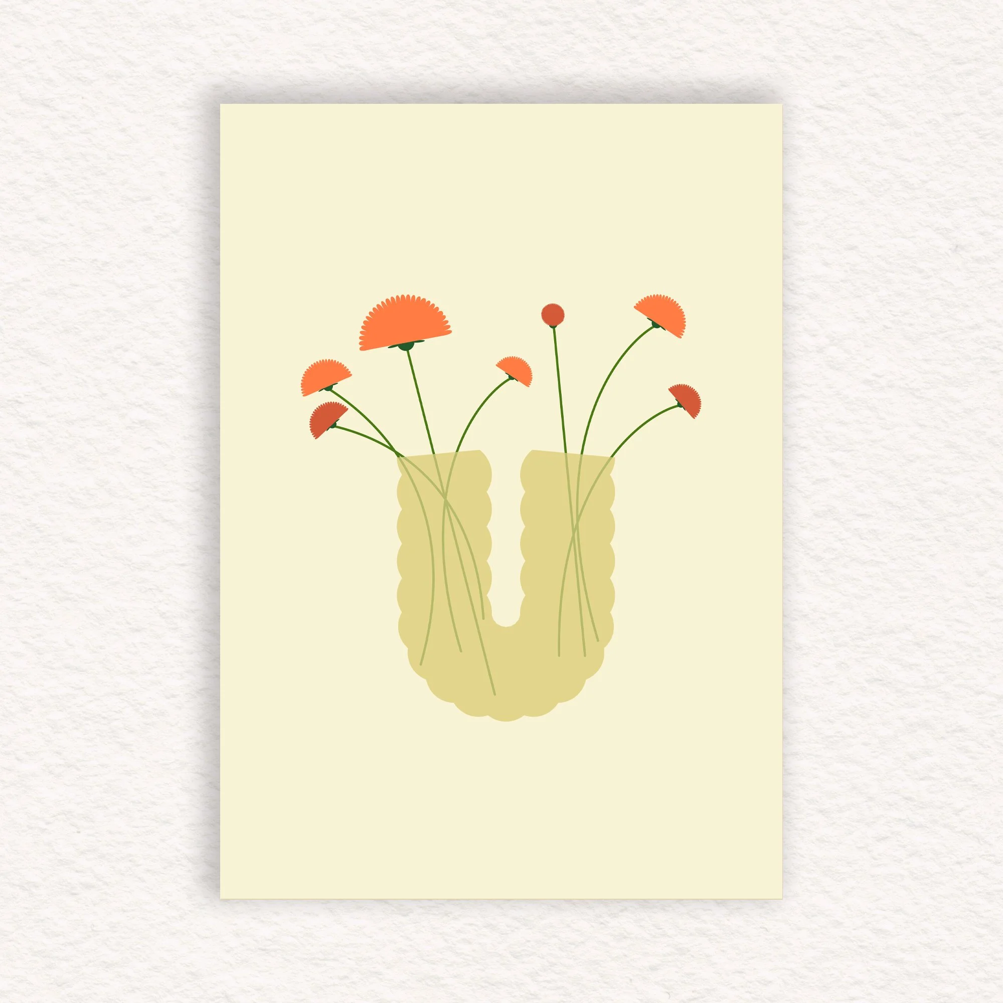 A3 Limited edition print on foam board - Flower arrangement