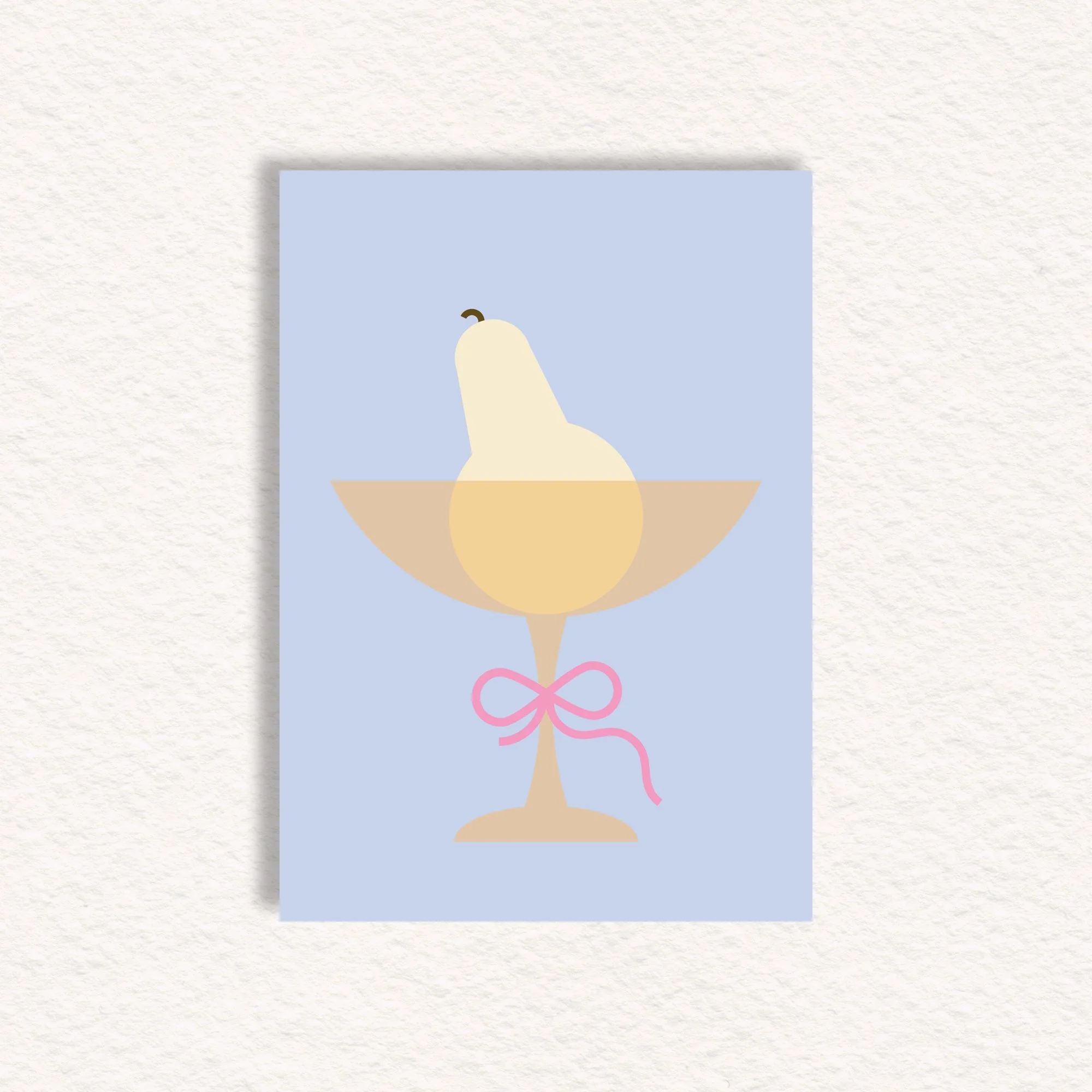 Celebrations Pear card A6