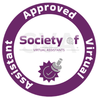 Society of Virtual Assistants approved badge