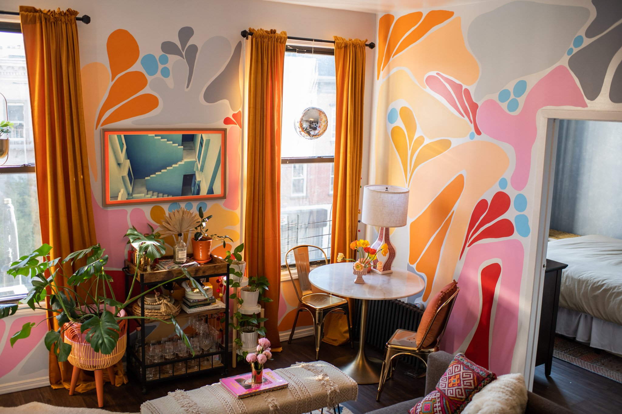 Funky Brooklyn Living Room
