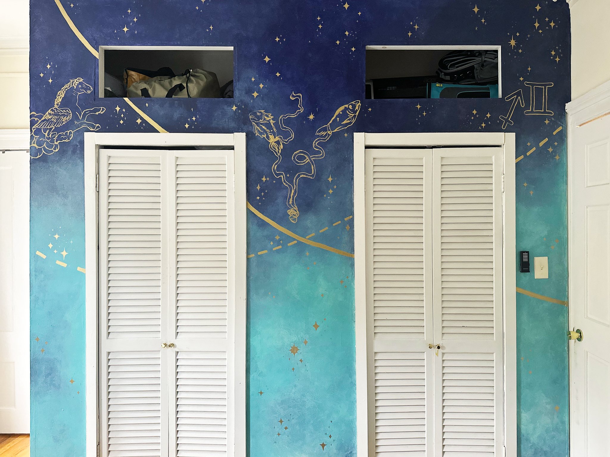 Grand Central Inspired Closet