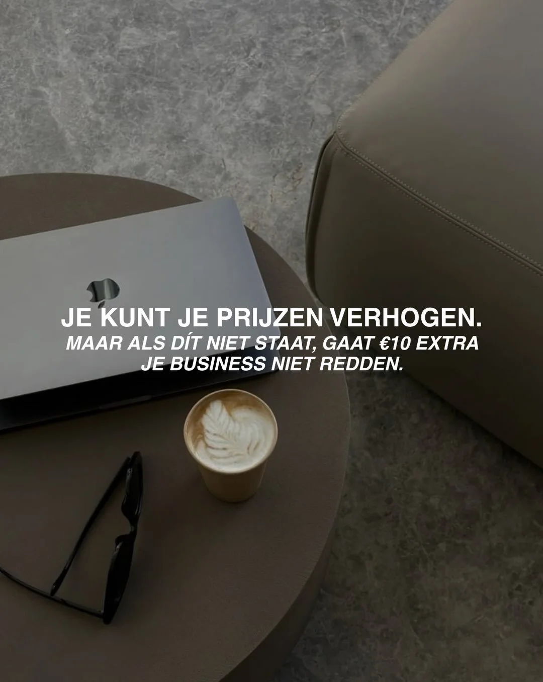 Ik zie dit jammer genoeg zo vaak bij stylistes.

Je voelt dat je te weinig vraagt. Je agenda zit bomvol. Je werkt hard. Kei hard. Je loopt je benen onder je lijf vandaan. Je investeert in trainingen en cursussen. Je bent beter geworden in je skills.
