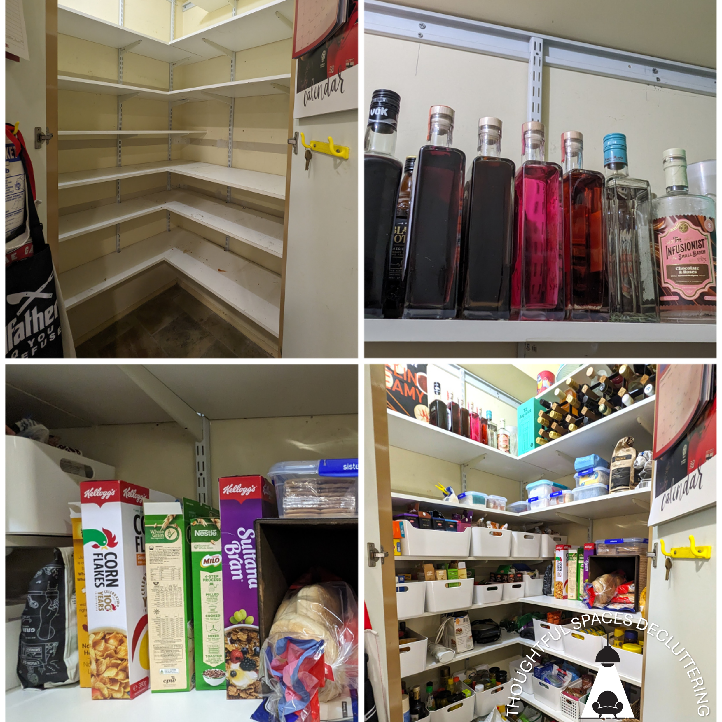 Pantry reset for a family of five who grew from toddlers to teens in the blink of an eye!