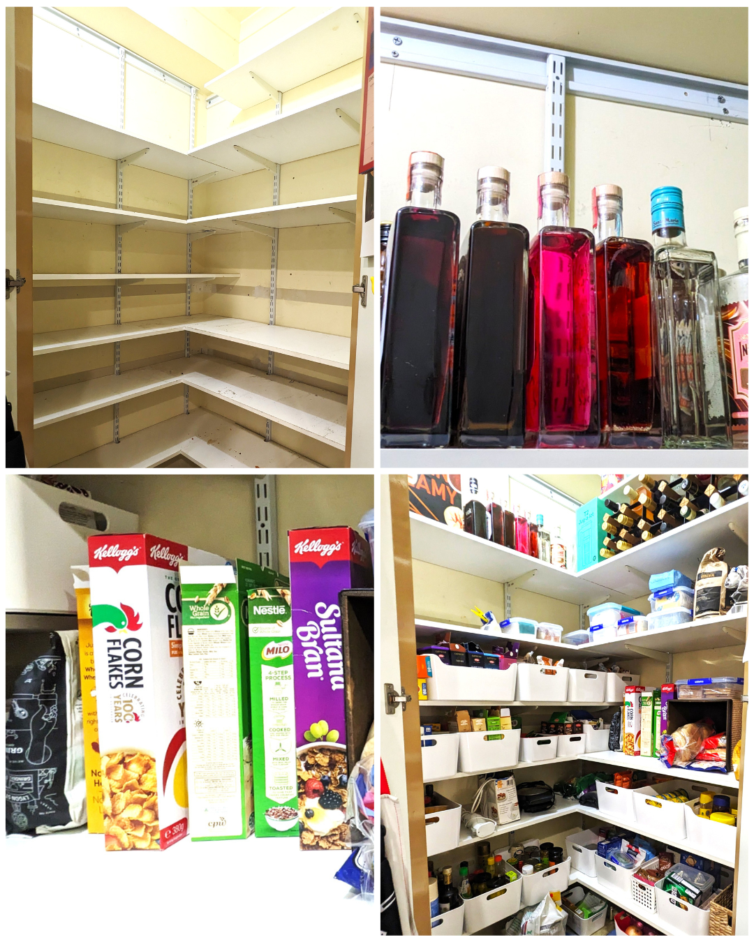 pantry declutter Thoughtful Spaces Decluttering Violet Town Benalla Yarrawonga Wodonga Beechworth Myrtleford Bright Wangaratta