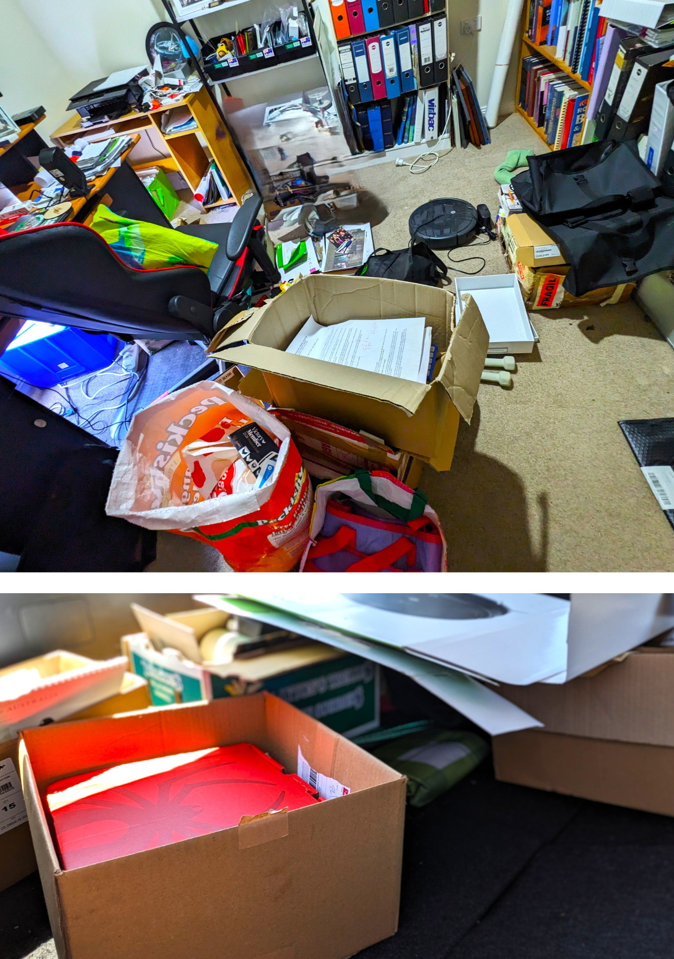 home office declutter organisation Violet Town Benalla Yarrawonga Wangaratta Wodonga Beechworth Myrtleford Bright Thoughtful Spaces Decluttering