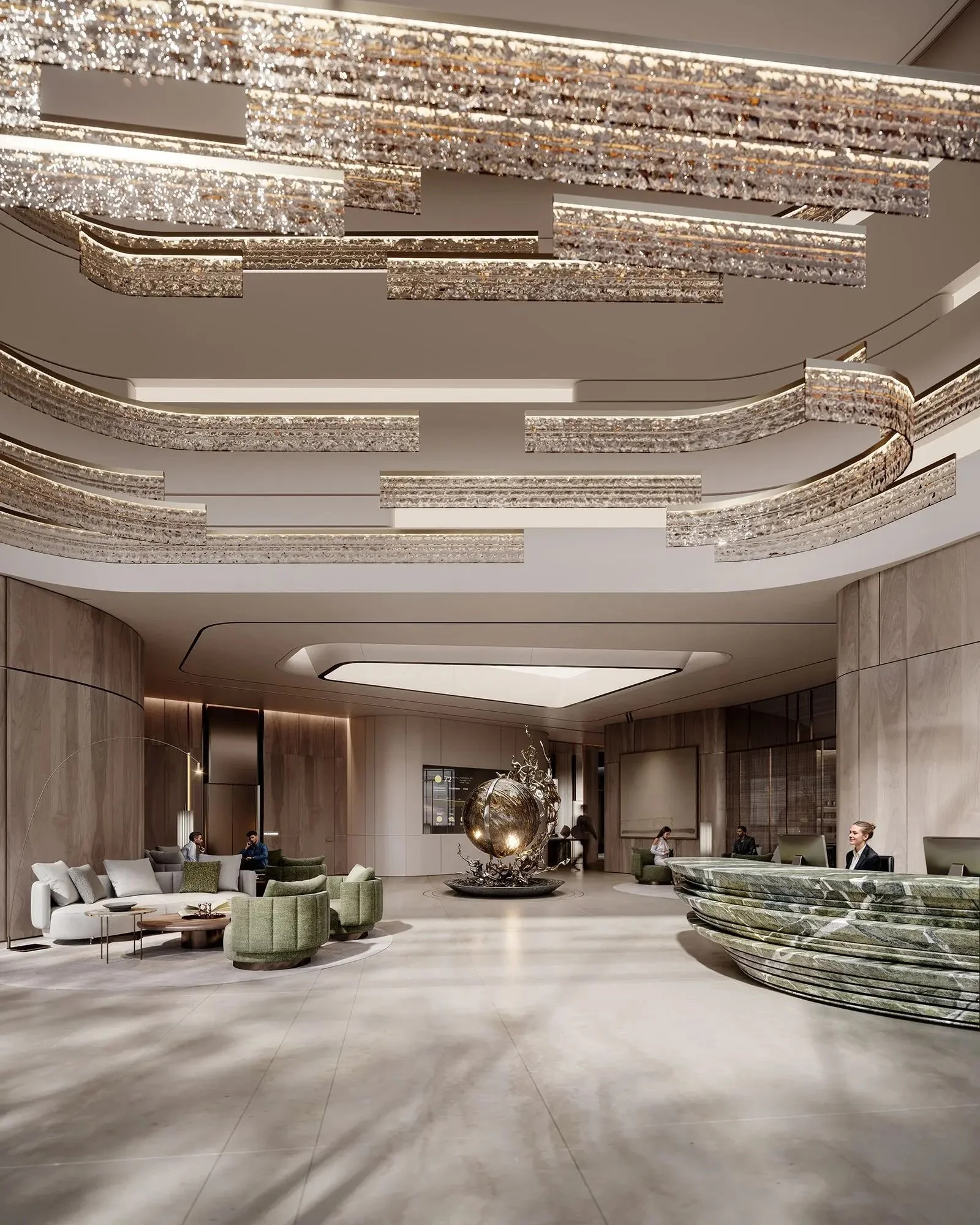 SAAS Heights lobby entrance.