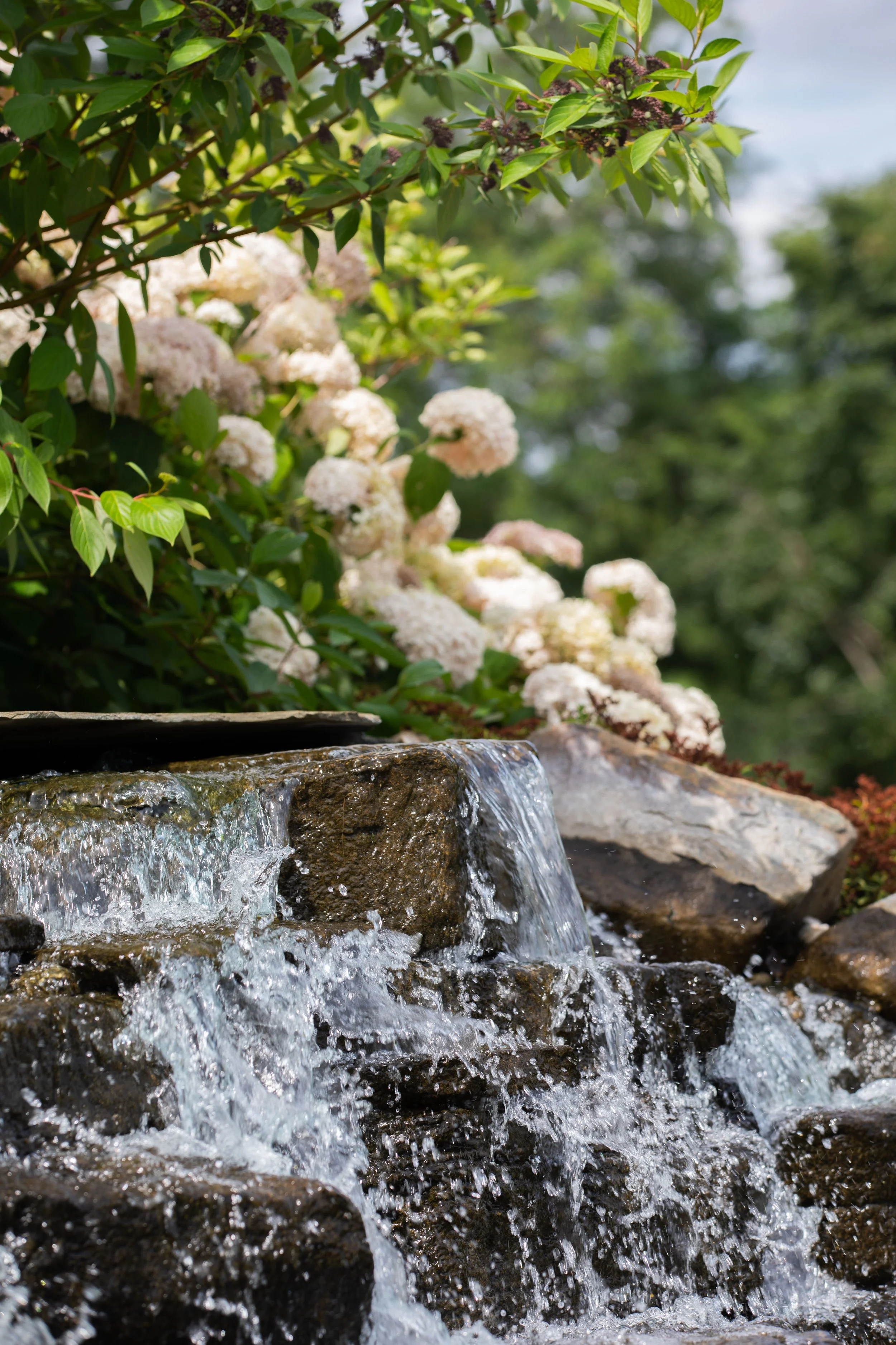 Minneiska Springs, a fountain located in the middle of the UWW campus.