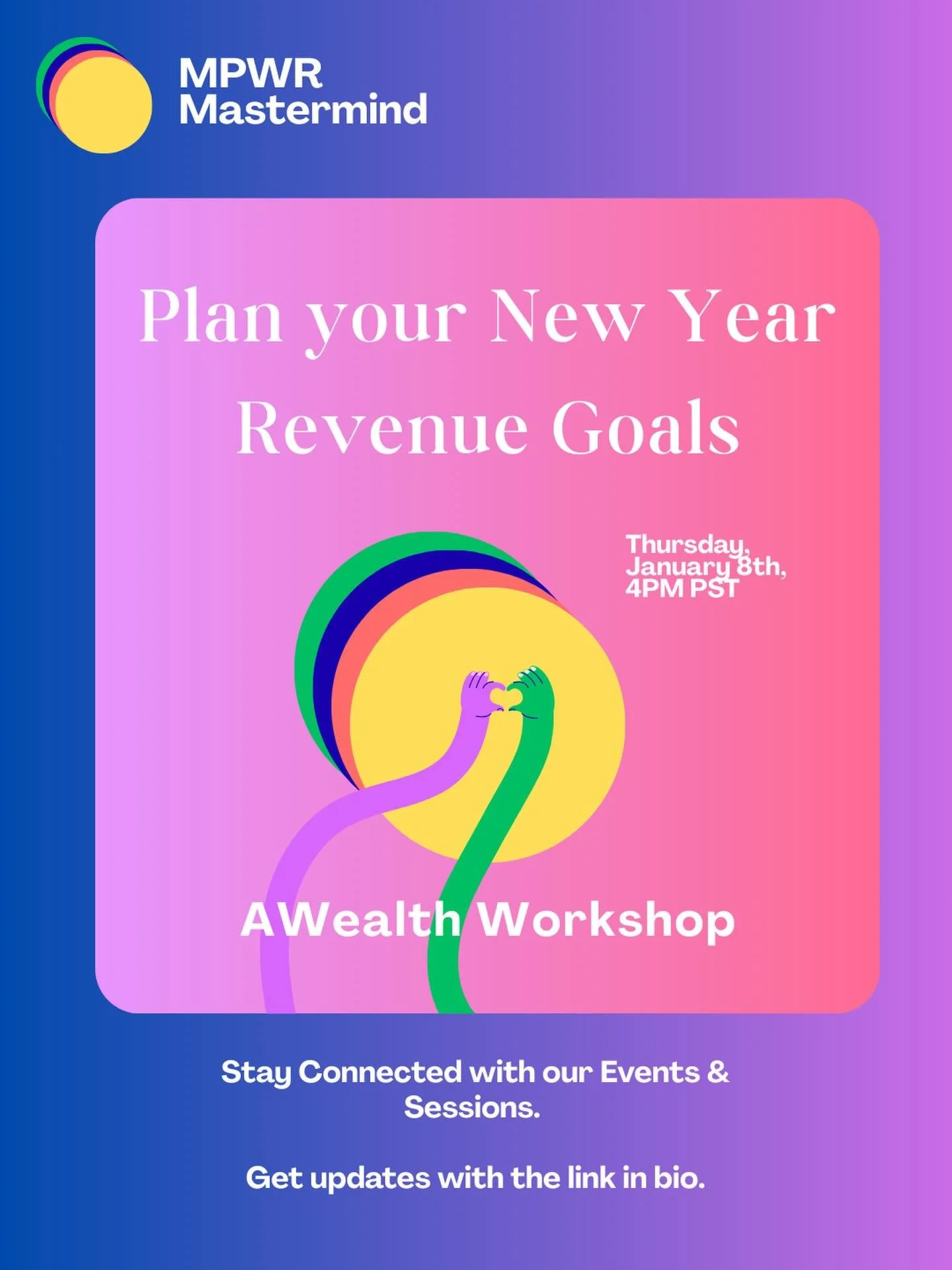 Our first January event launching! Join the waitlist to be notified when tickets drop. DM if you have any questions on the workshop! 

We&rsquo;ll cover translating annual revenue goals into monthly and weekly targets and choosing the right offers, p