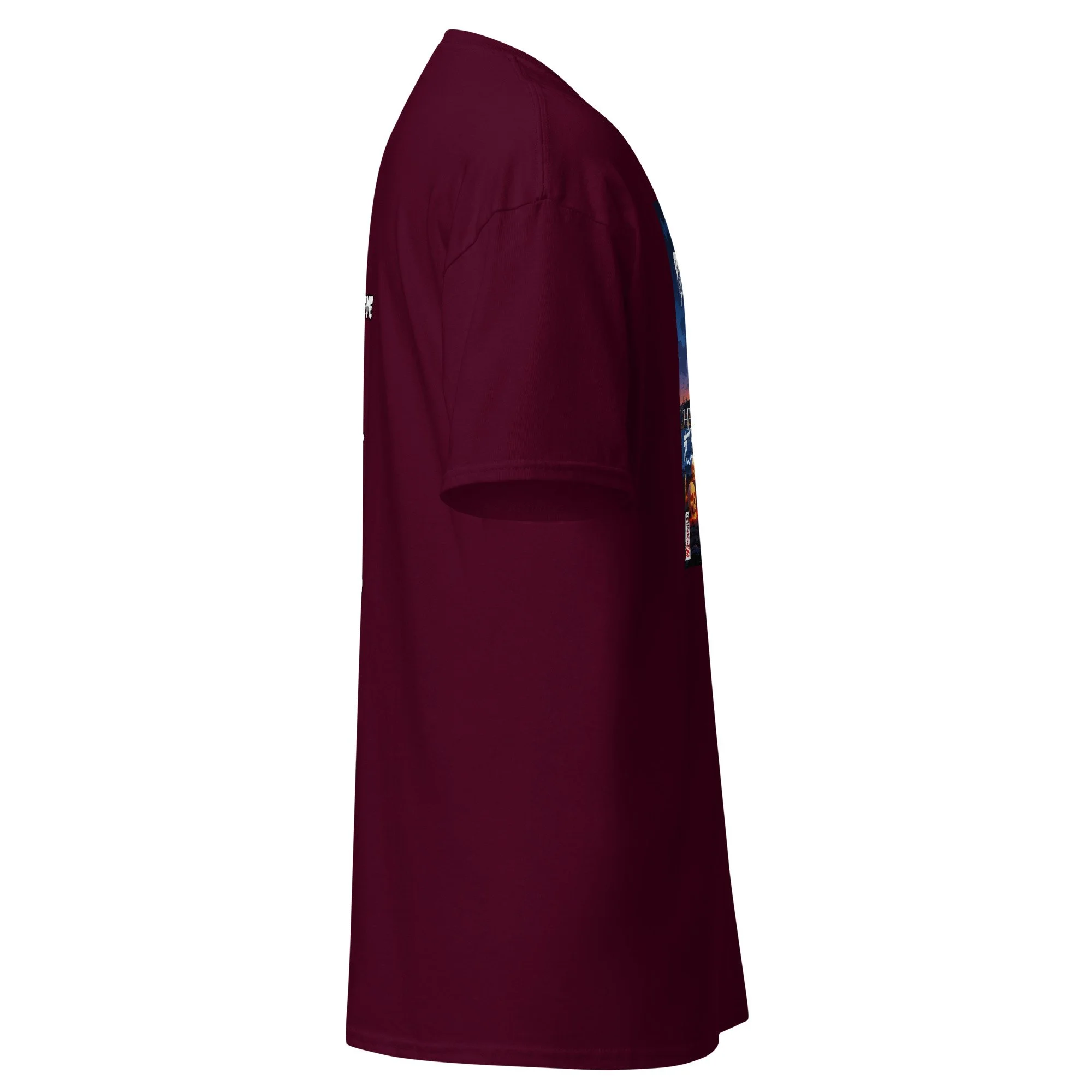 unisex-classic-tee-maroon-right-6890ddd3e6d6a.jpg