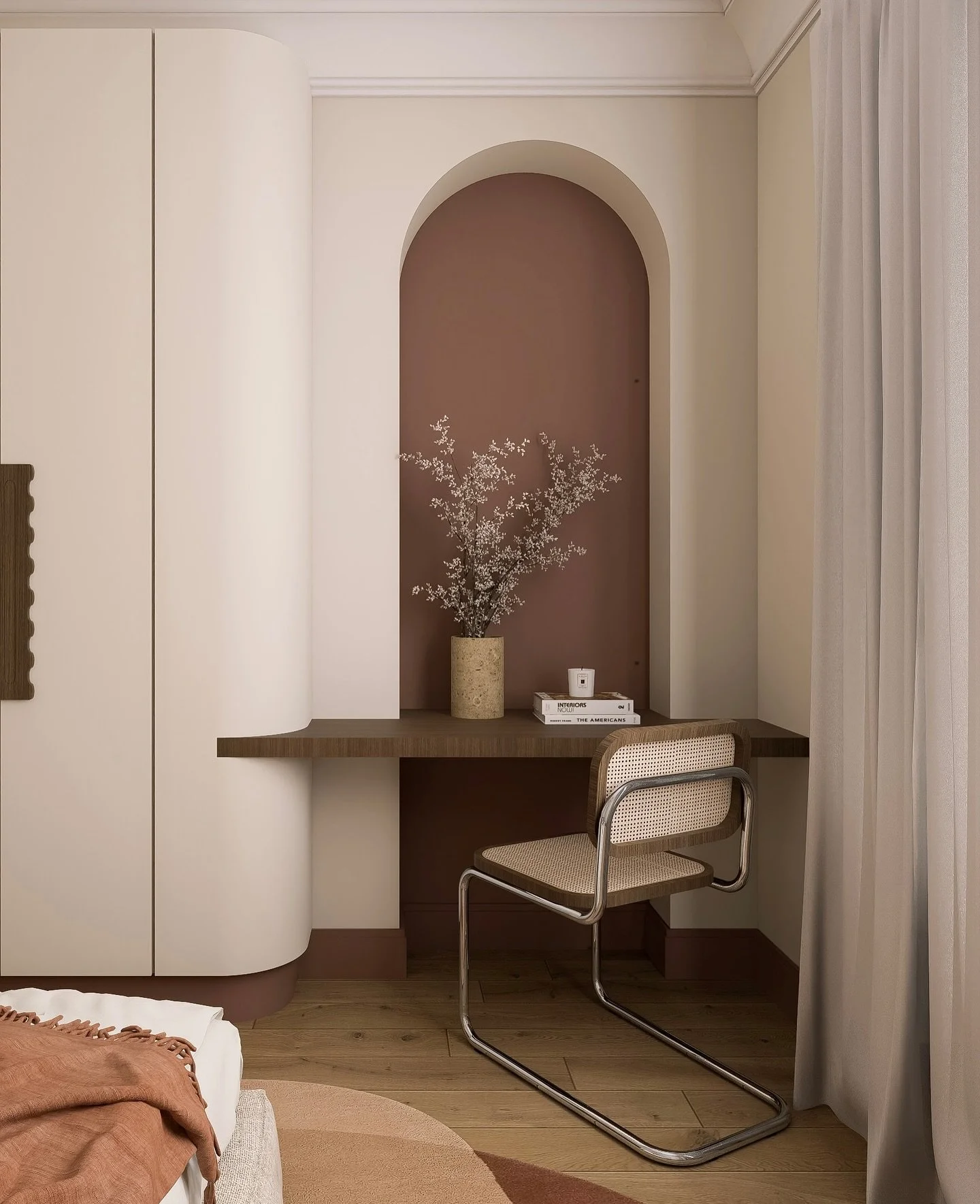 &bull; 𝗣𝗿𝗼𝗷𝗲𝘁 𝗠𝗮𝗿𝗮𝗶𝘀 

Parce que m&ecirc;me dans un petit espace, on m&eacute;rite un coin qui nous inspire.🍃

Dans cette chambre &agrave; la superficie mesur&eacute;e, chaque centim&egrave;tre compte et ce bureau int&eacute;gr&eacute; l